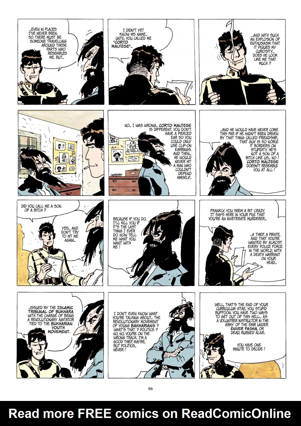 Read online Corto Maltese comic -  Issue # TPB 11 - 89