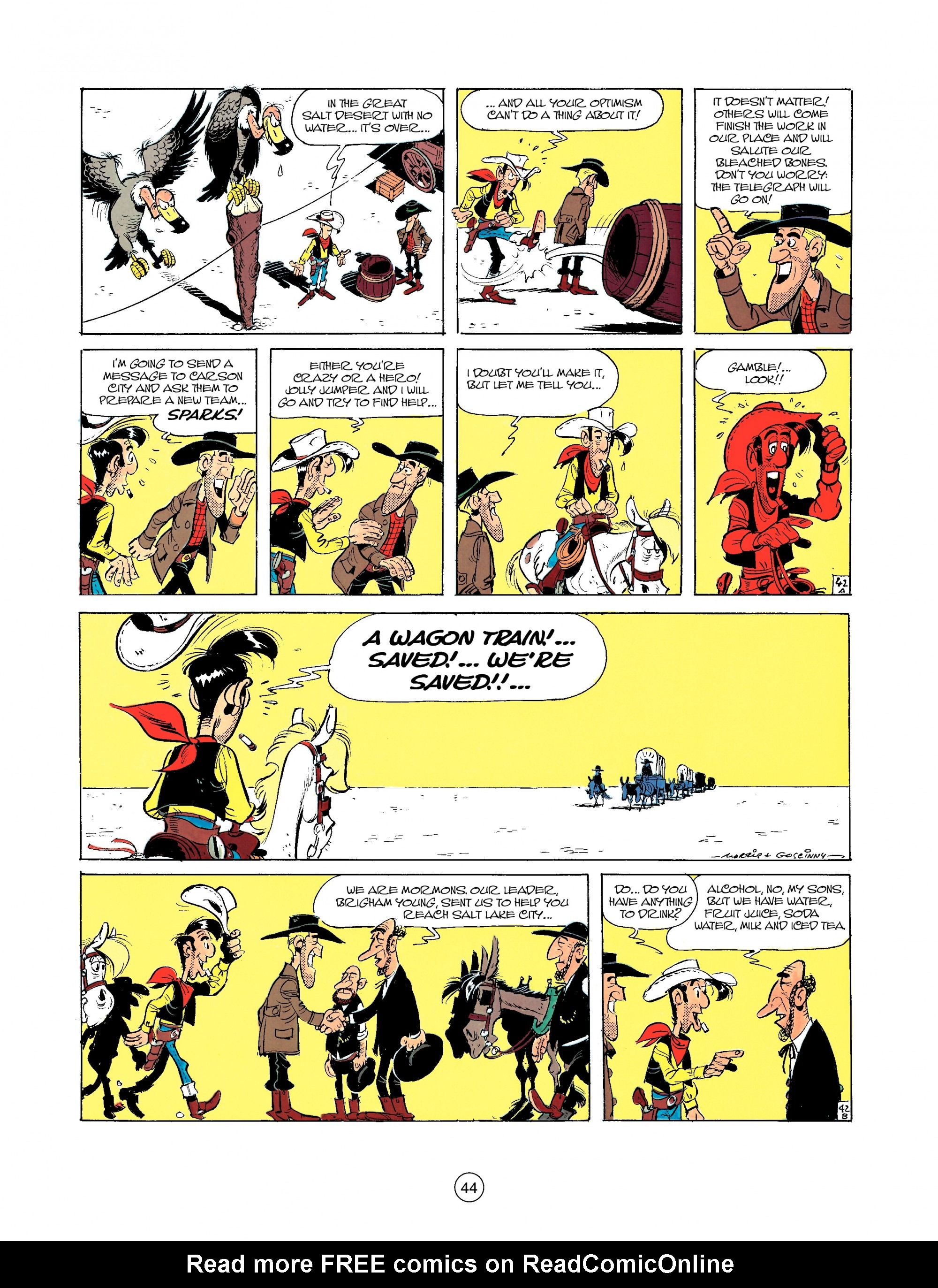 Read online A Lucky Luke Adventure comic -  Issue #35 - 44