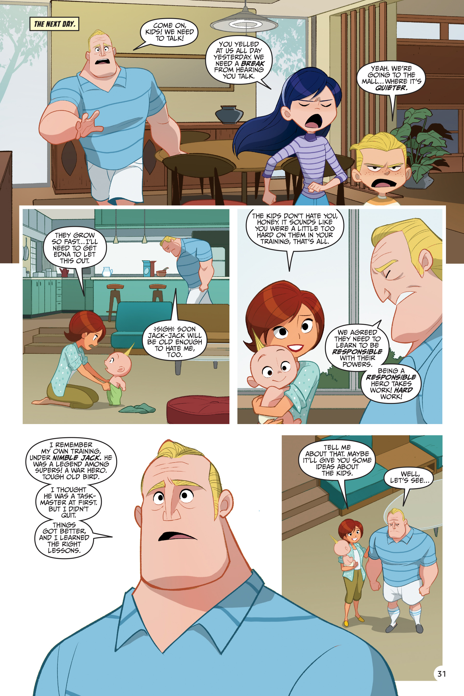 Read online Disney / Pixar The Incredibles 2: Crisis In Mid-Life! & Other Stories comic -  Issue # _TPB - 31