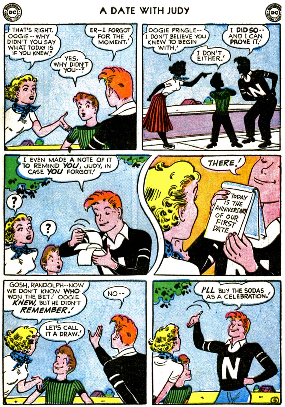 Read online A Date with Judy comic -  Issue #40 - 39