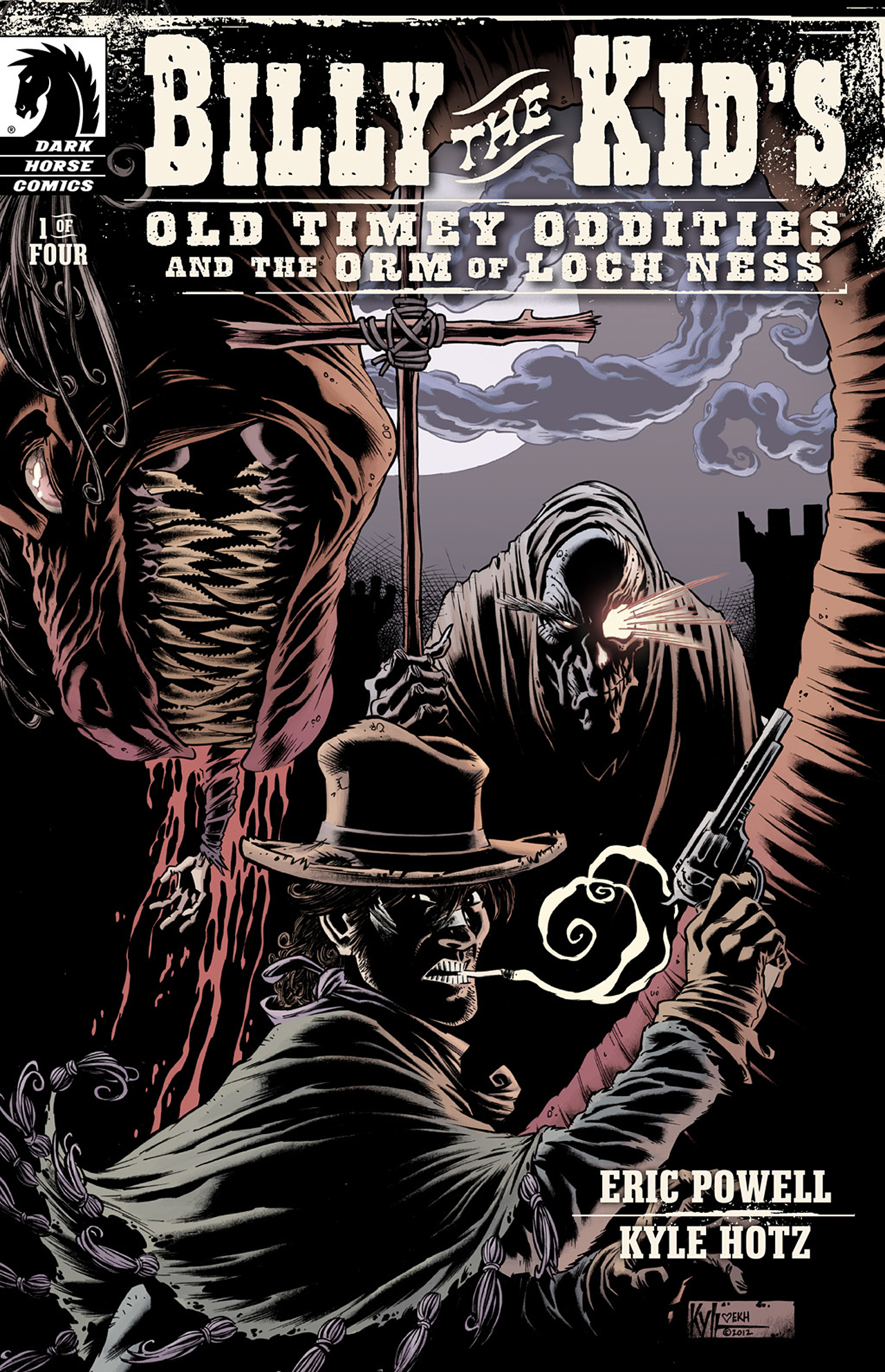 Read online Billy the Kid's Old Timey Oddities and the Orm of Loch Ness comic -  Issue #1 - 1