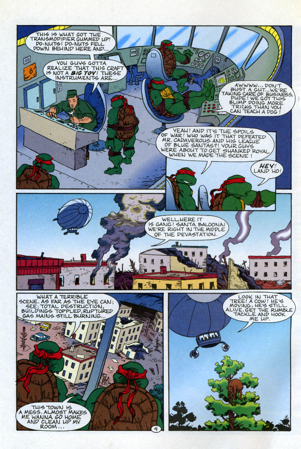 Read online Teenage Mutant Ninja Turtles/Flaming Carrot Crossover comic -  Issue #1 - 5