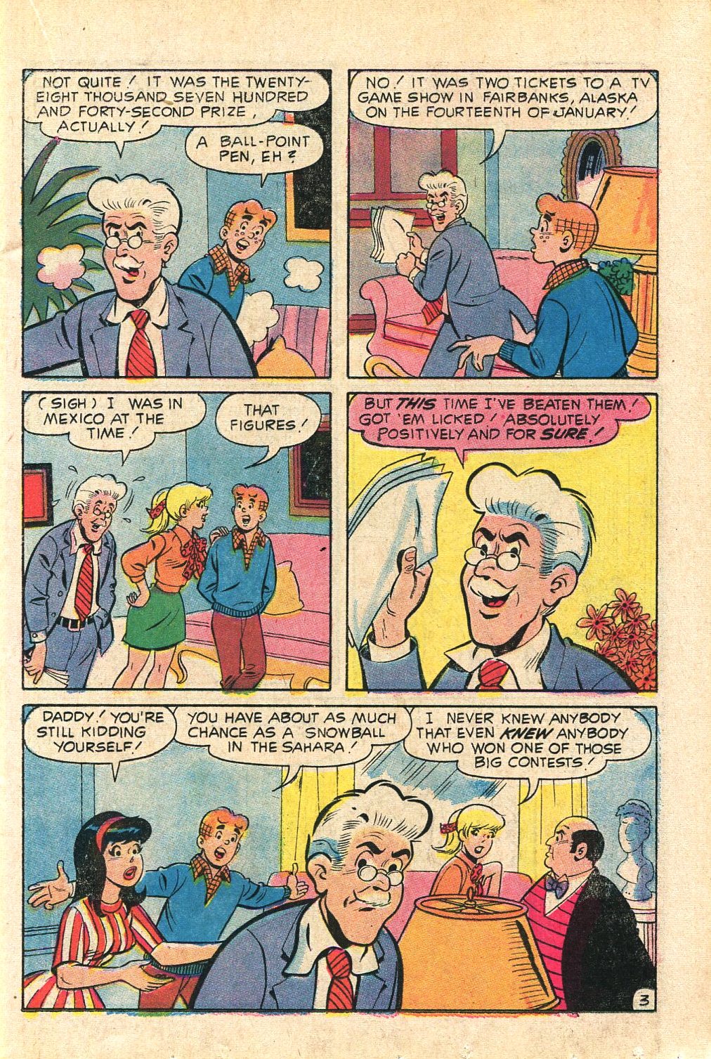 Read online Archie's TV Laugh-Out comic -  Issue #9 - 15