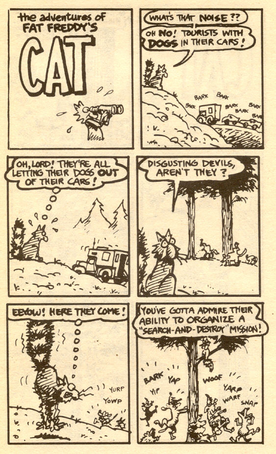 Read online Adventures of Fat Freddy's Cat comic -  Issue #3 - 43