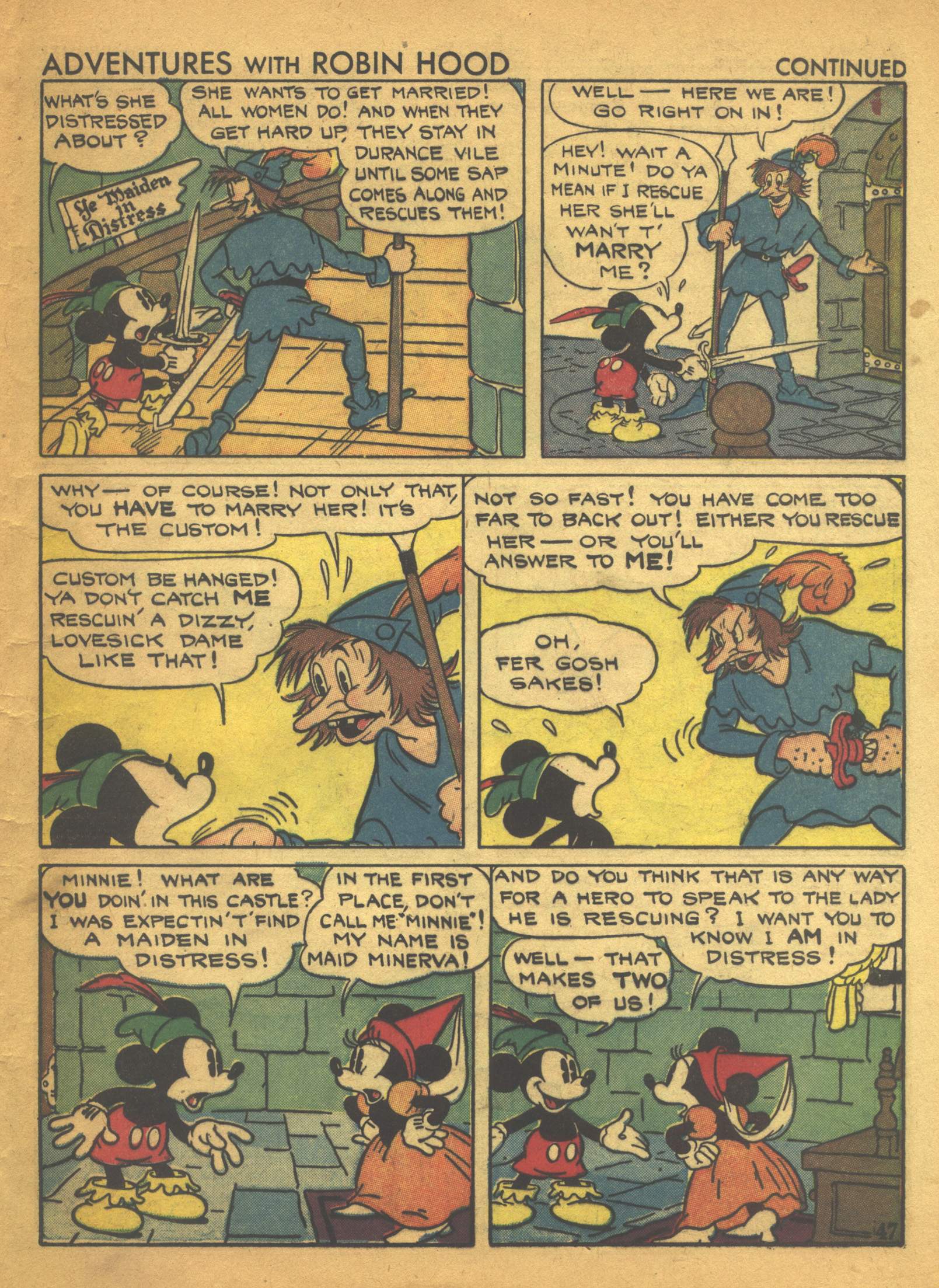 Read online Walt Disney's Comics and Stories comic -  Issue #12 - 49