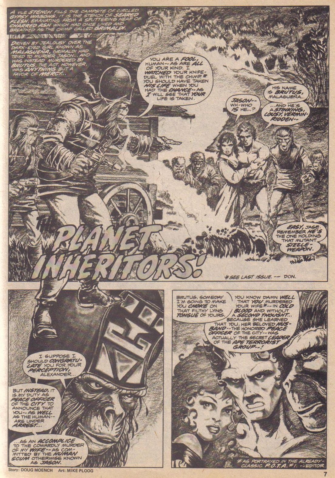 Read online Planet of the Apes comic -  Issue #8 - 7