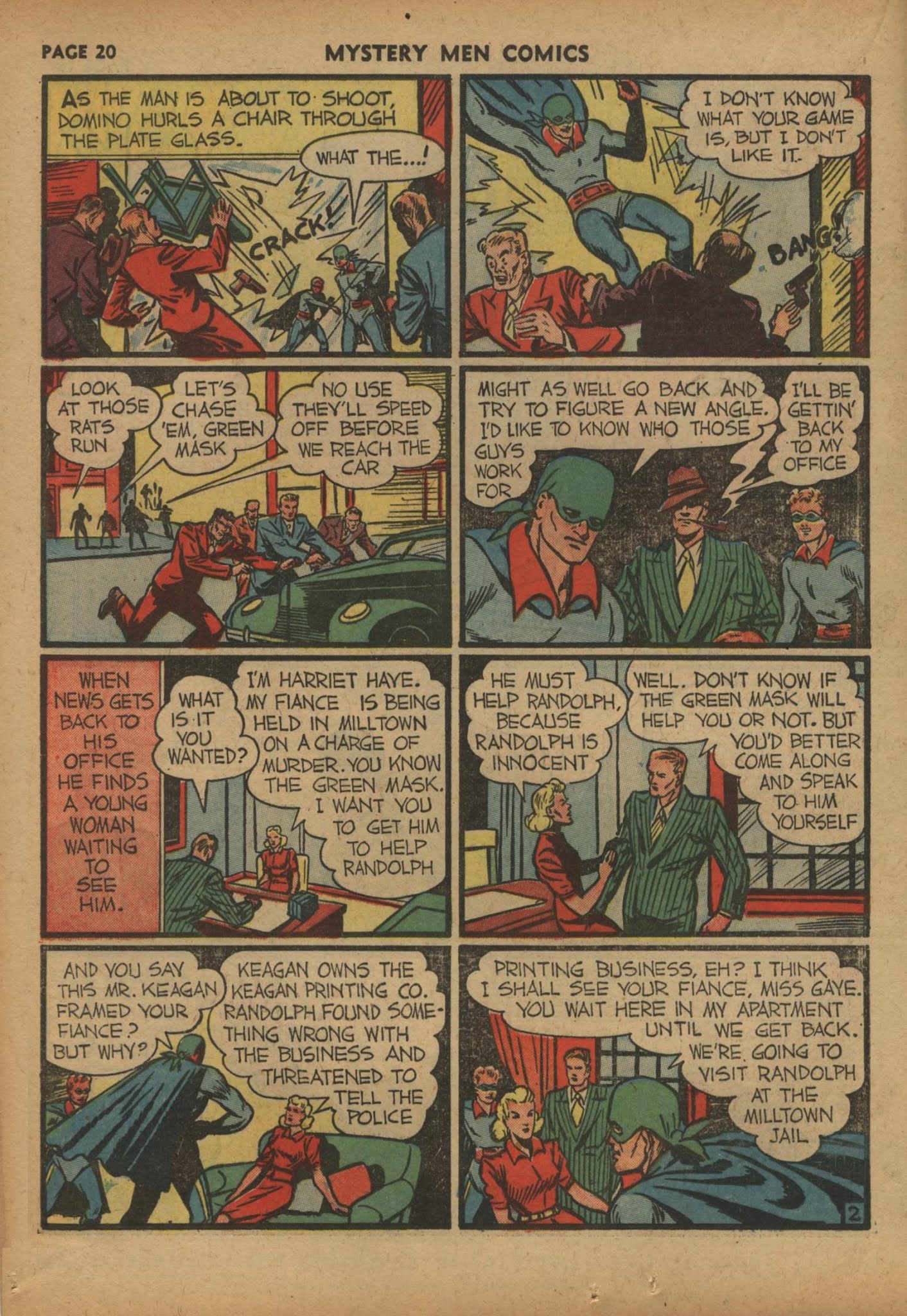 Read online Mystery Men Comics comic -  Issue #20 - 22