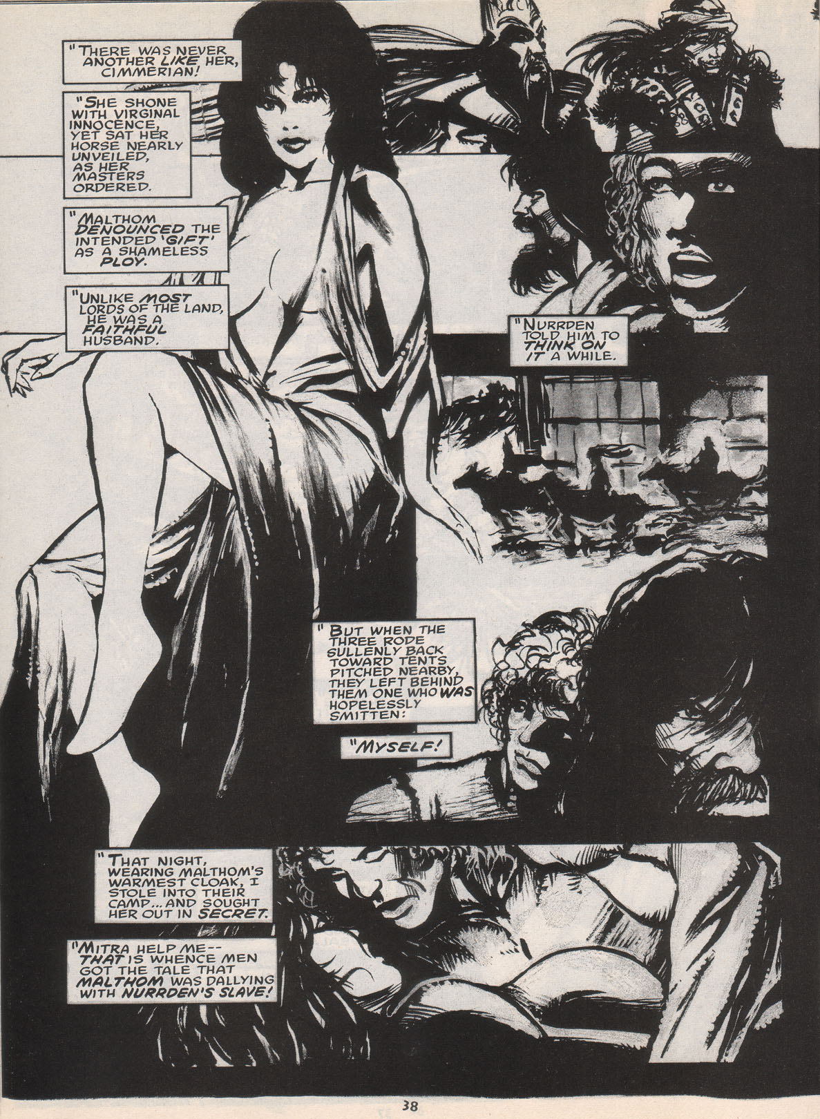Read online The Savage Sword Of Conan comic -  Issue #222 - 39
