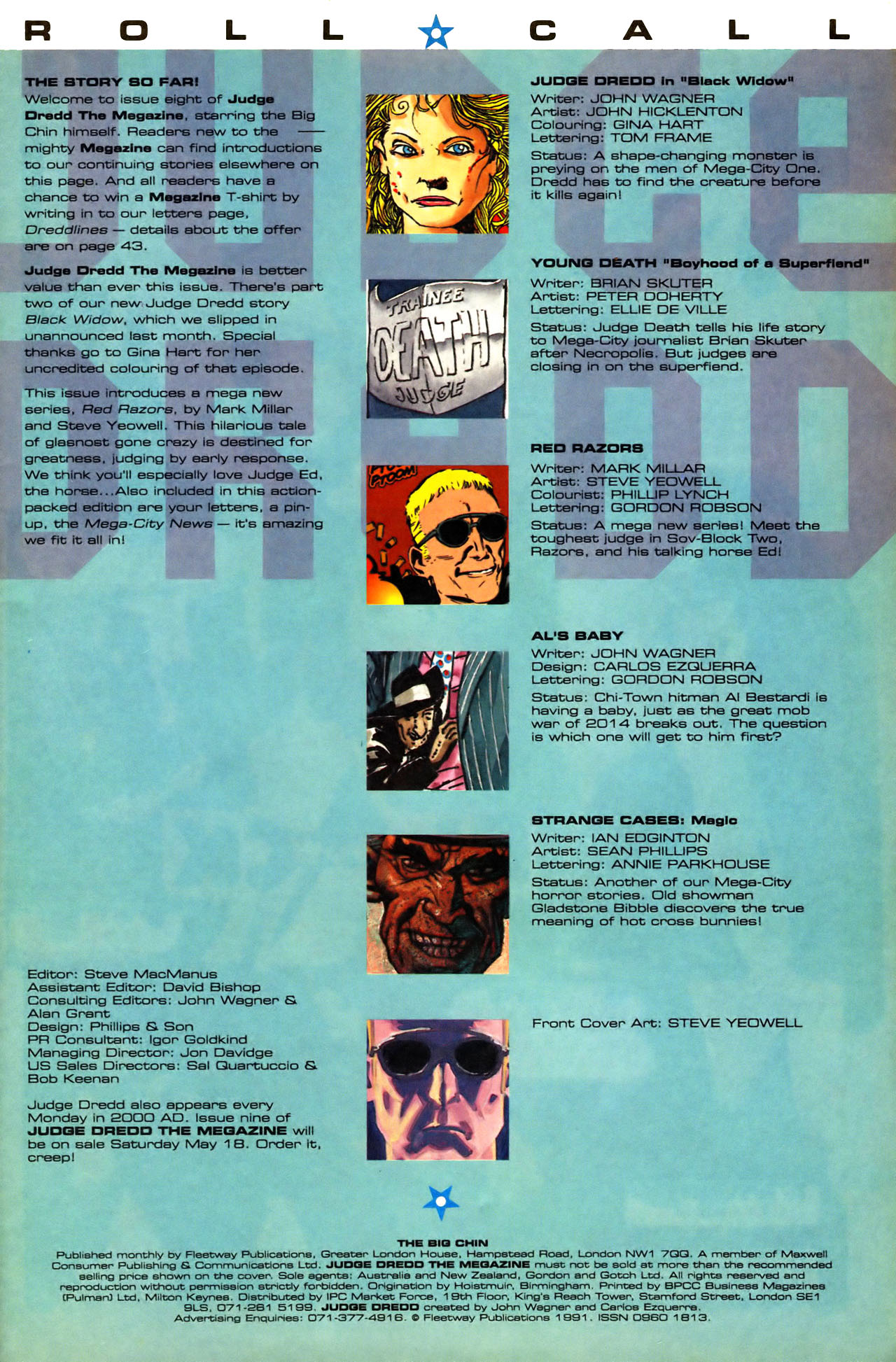 Read online Judge Dredd: The Megazine comic -  Issue #8 - 2