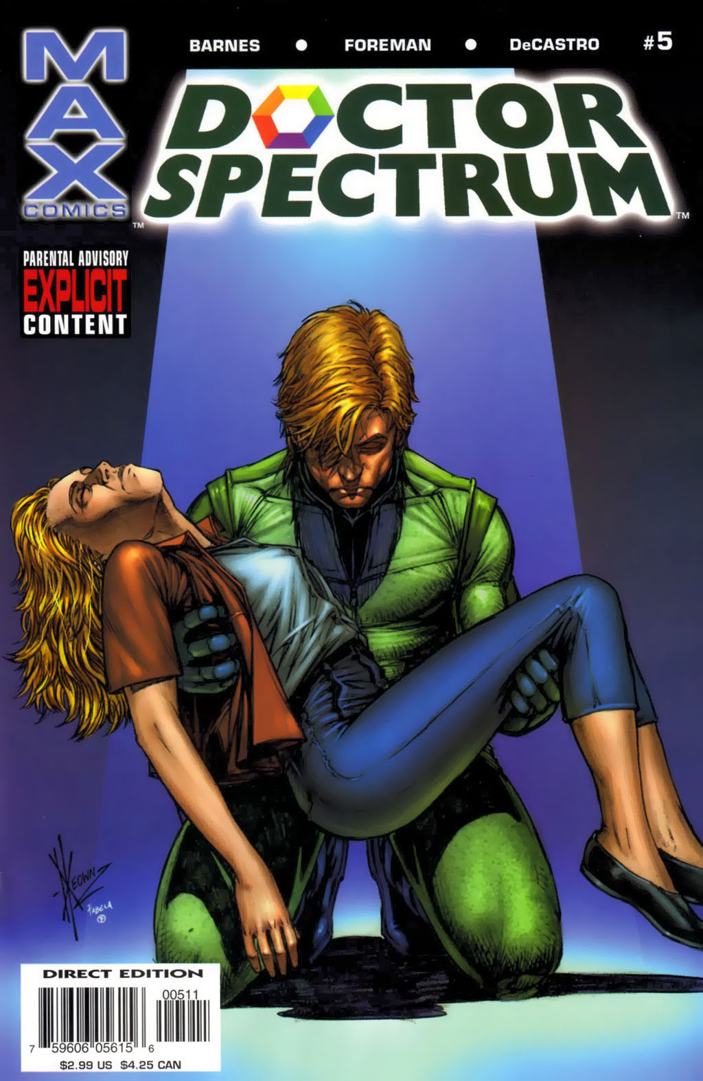 Read online Doctor Spectrum comic -  Issue #5 - 1
