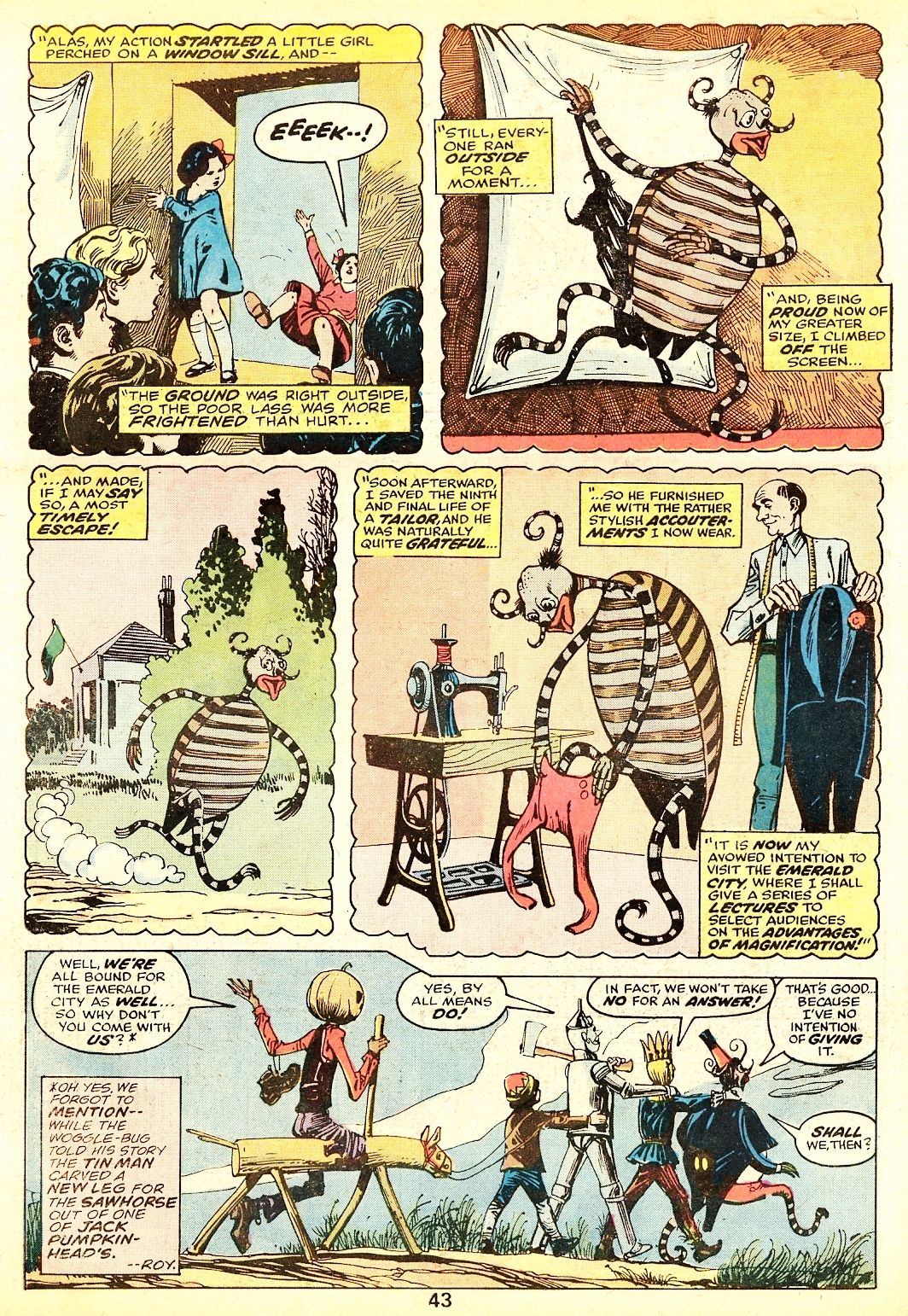 Read online Marvel Treasury of Oz comic -  Issue #1 - 42