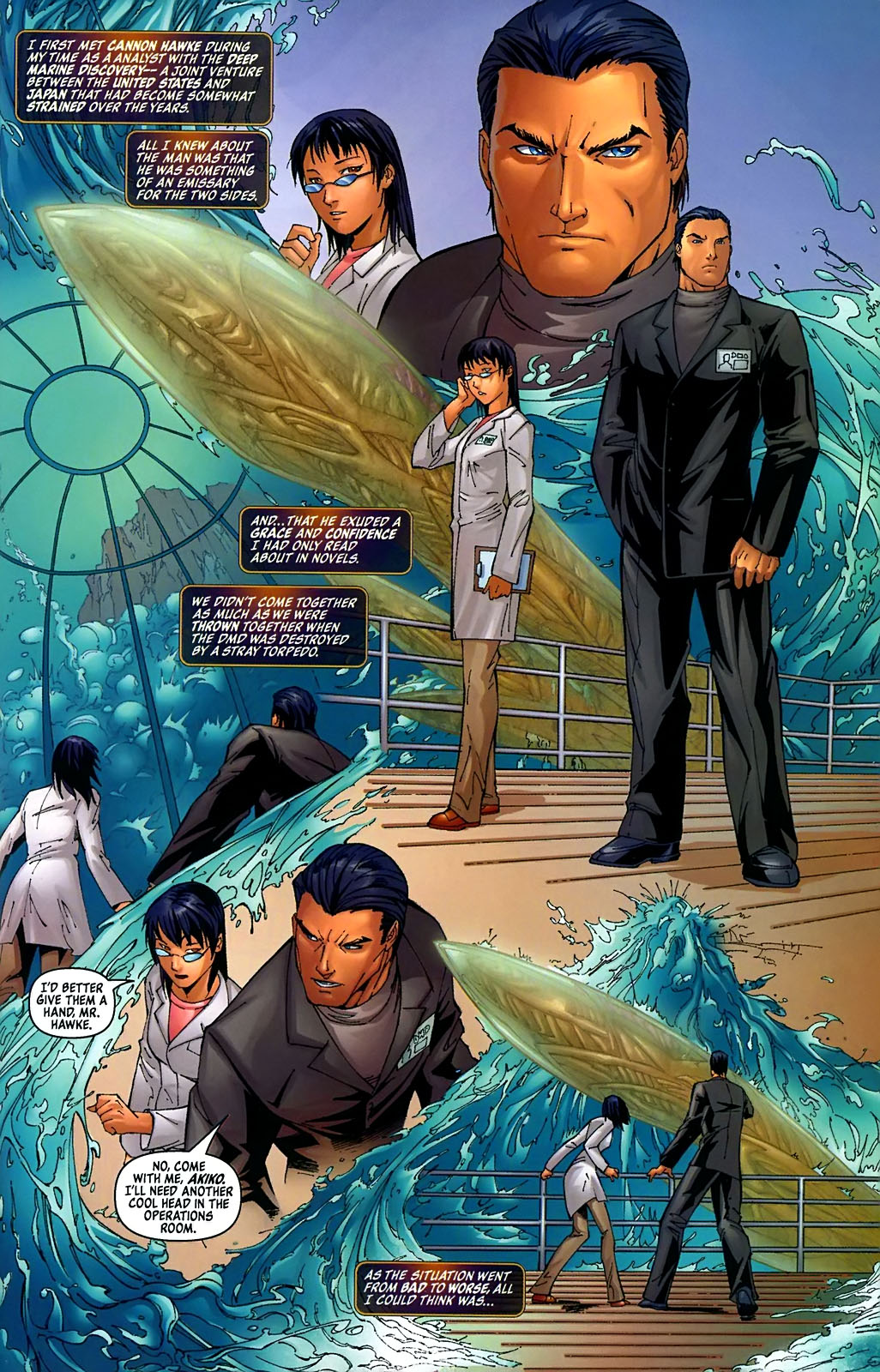 Read online Fathom: Cannon Hawke comic -  Issue #3 - 3