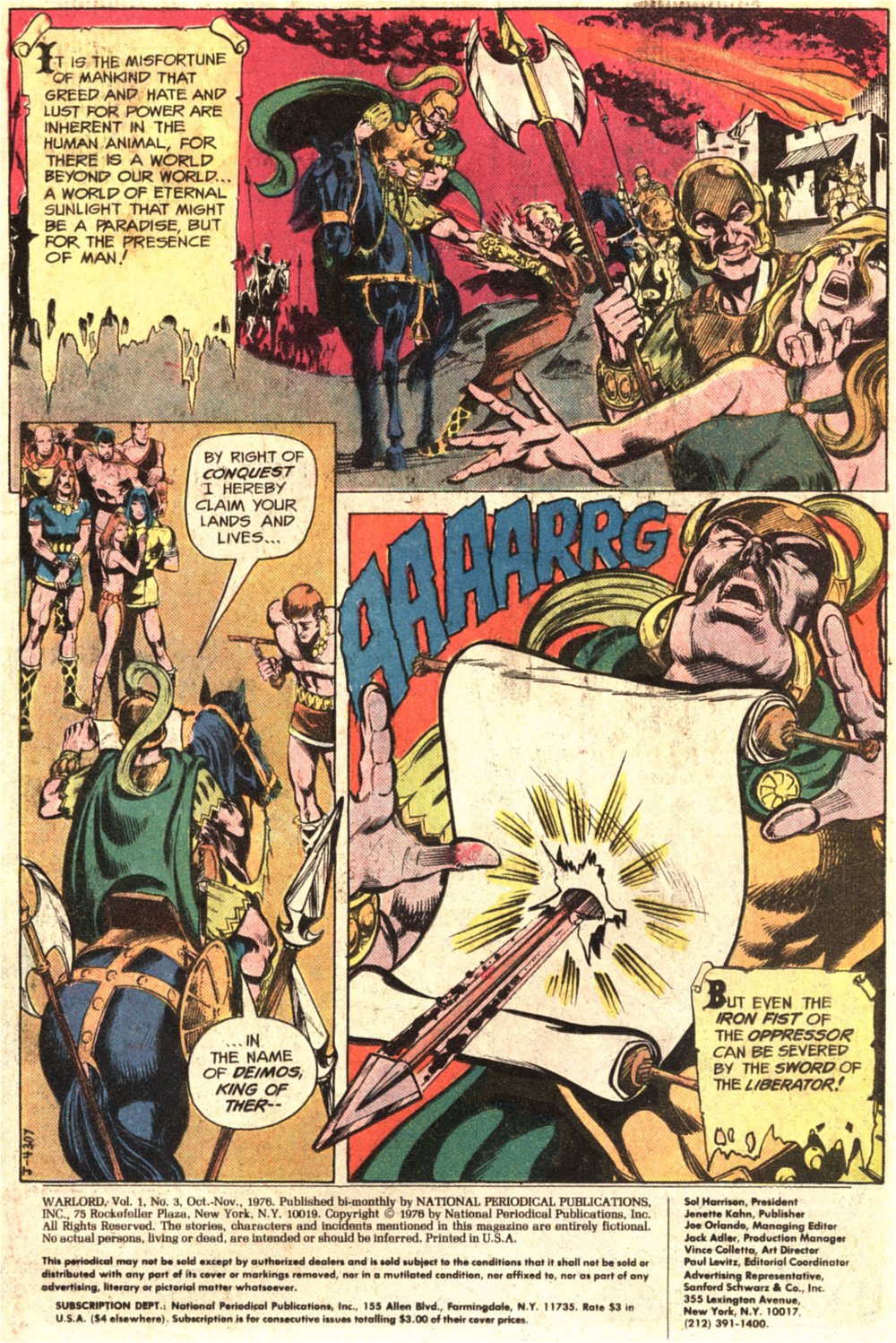 Read online Warlord (1976) comic -  Issue #3 - 2