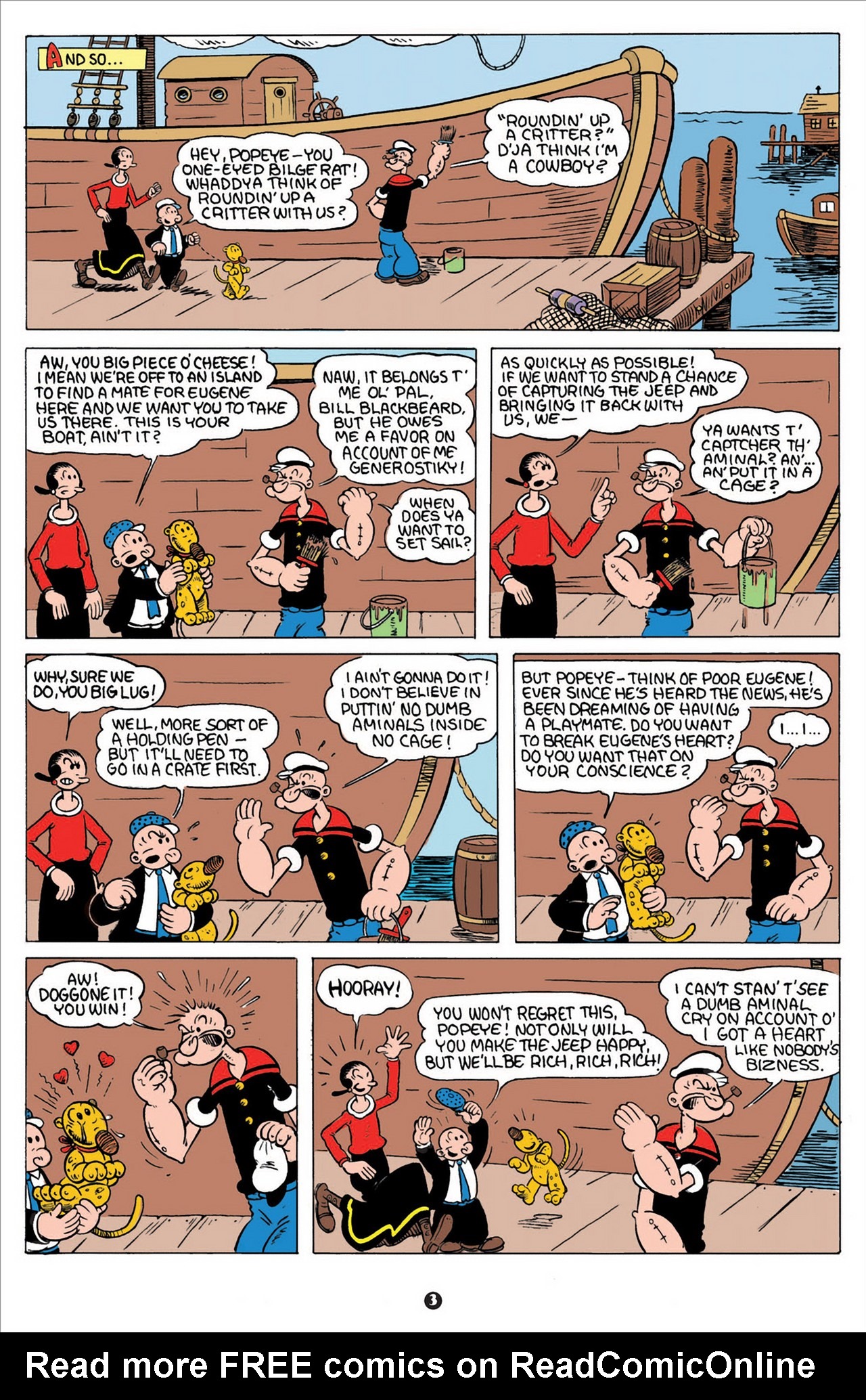 Read online Popeye (2012) comic -  Issue #1 - 5