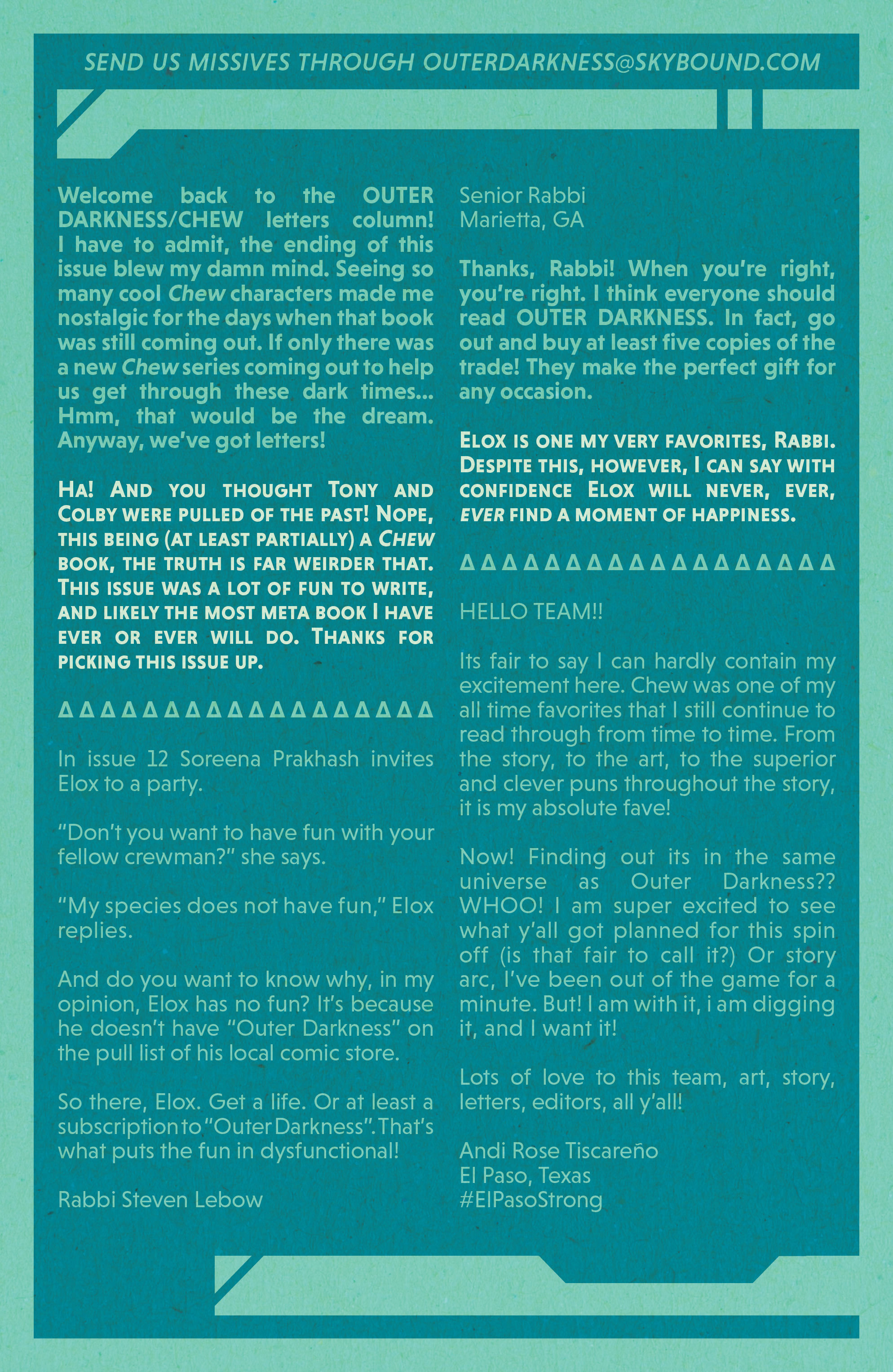 Read online Outer Darkness/Chew comic -  Issue #2 - 23
