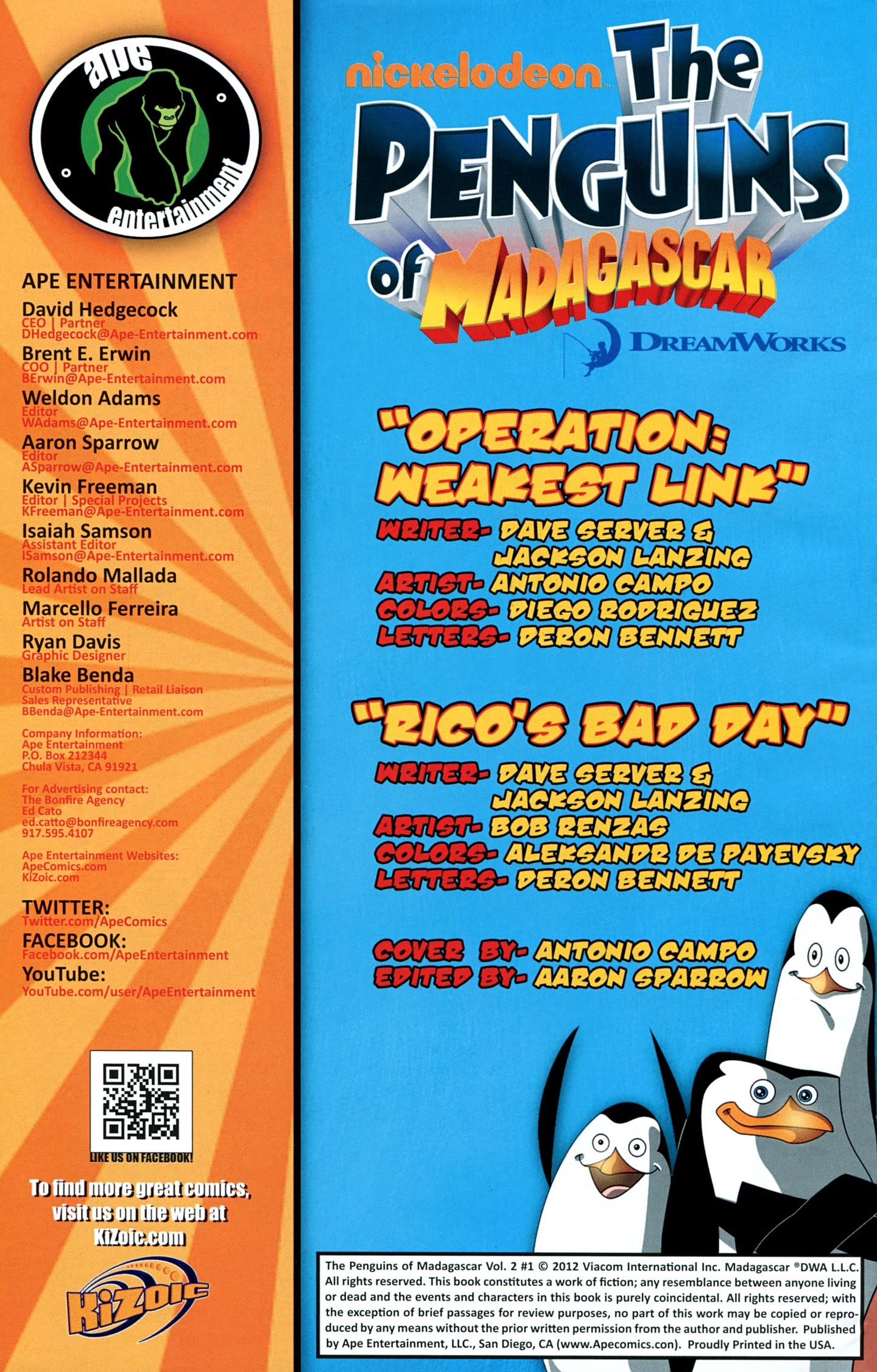 Read online The Penguins of Madagascar comic -  Issue # Full - 2