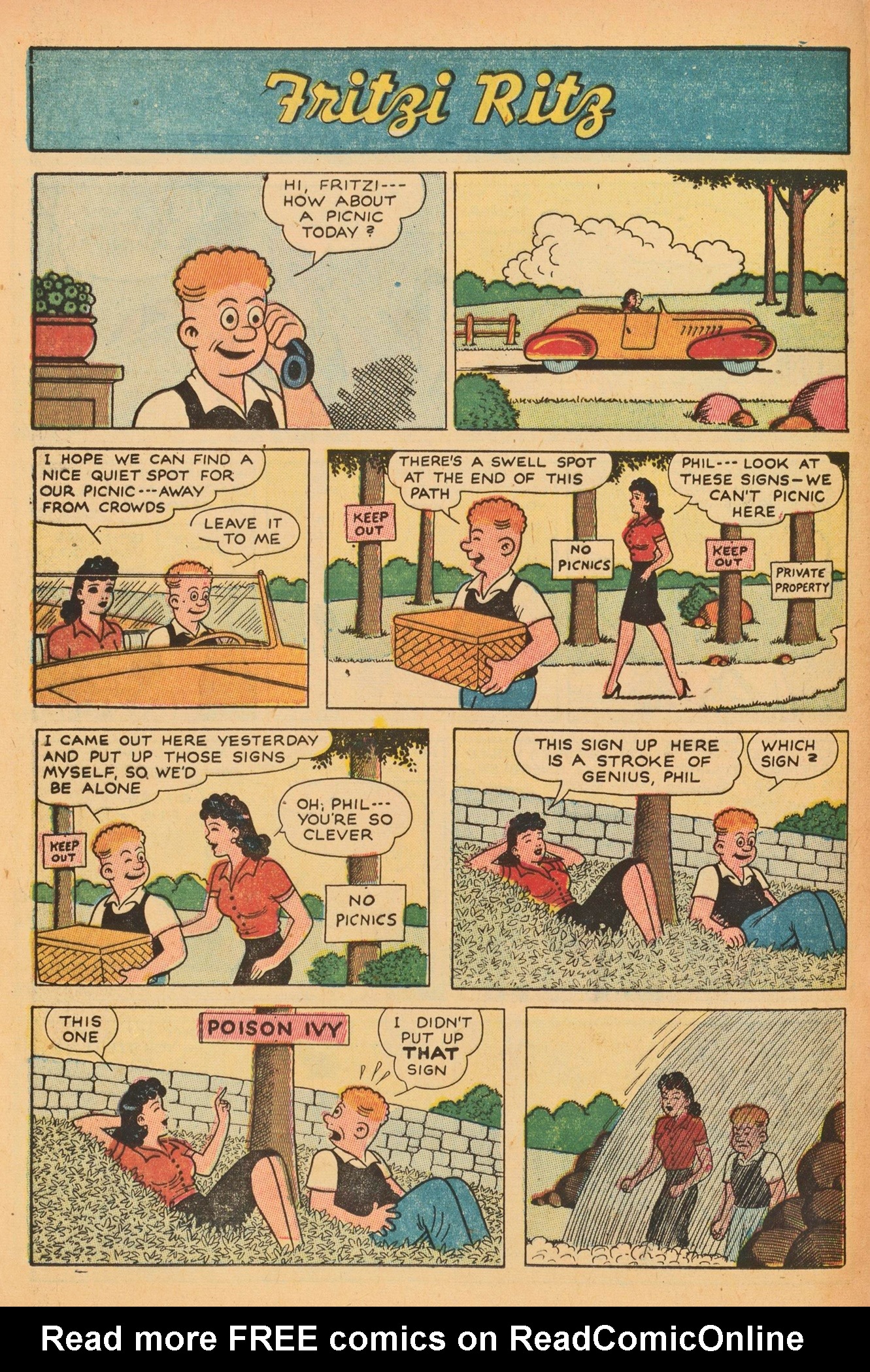 Read online Fritzi Ritz (1953) comic -  Issue #39 - 16