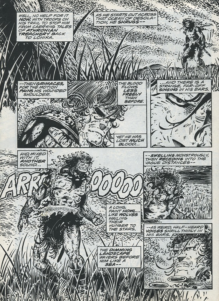 Read online The Savage Sword Of Conan comic -  Issue #221 - 10
