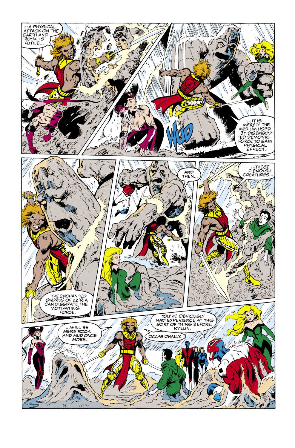 Read online Excalibur (1988) comic -  Issue #48 - 16