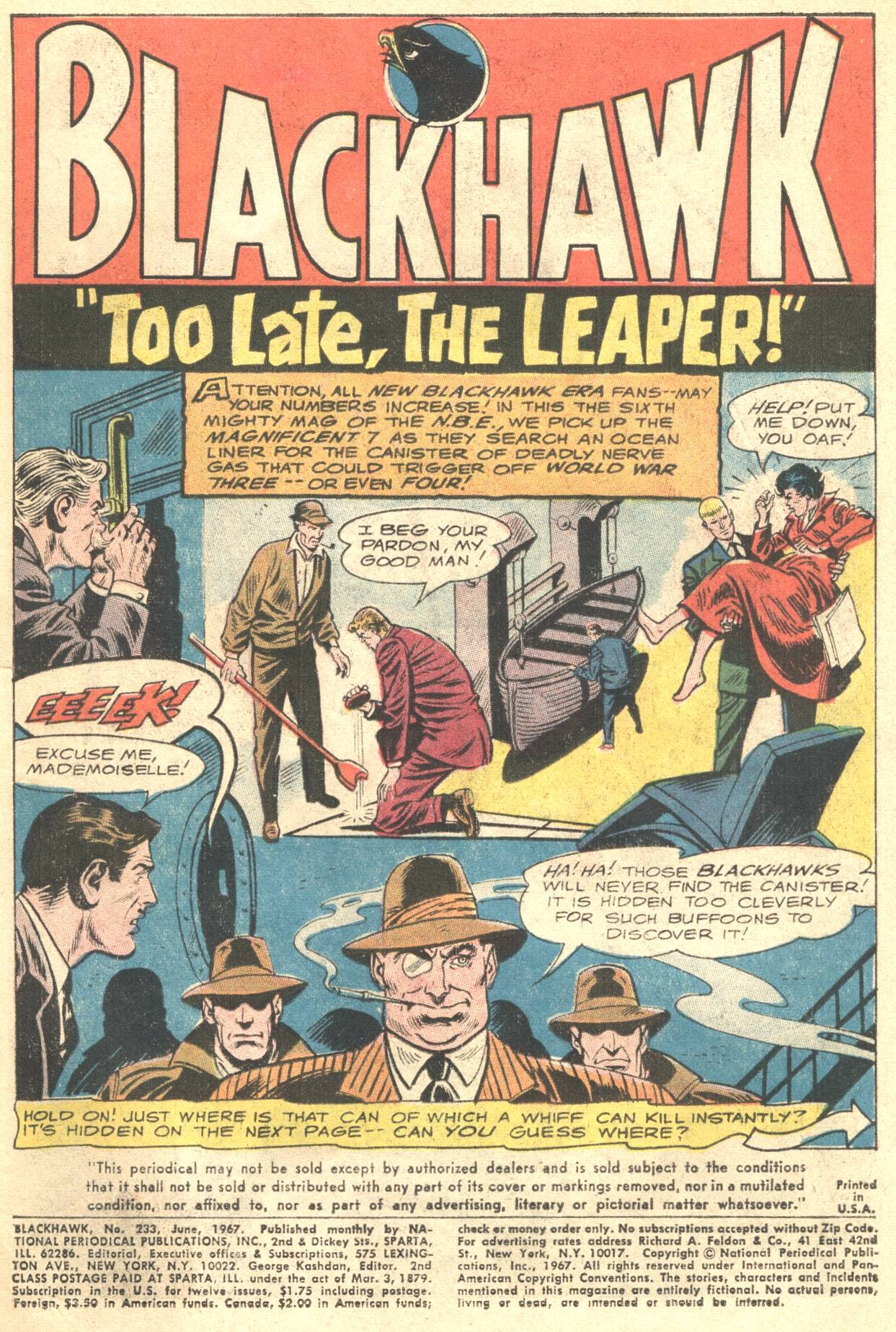 Blackhawk (1957) Issue #233 #125 - English 3