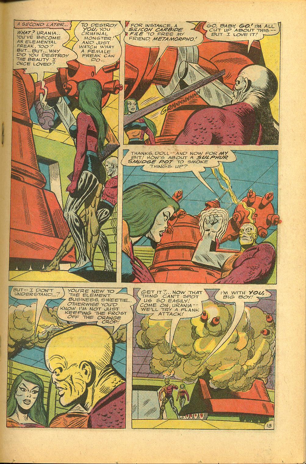 Read online Metamorpho comic -  Issue #10 - 19