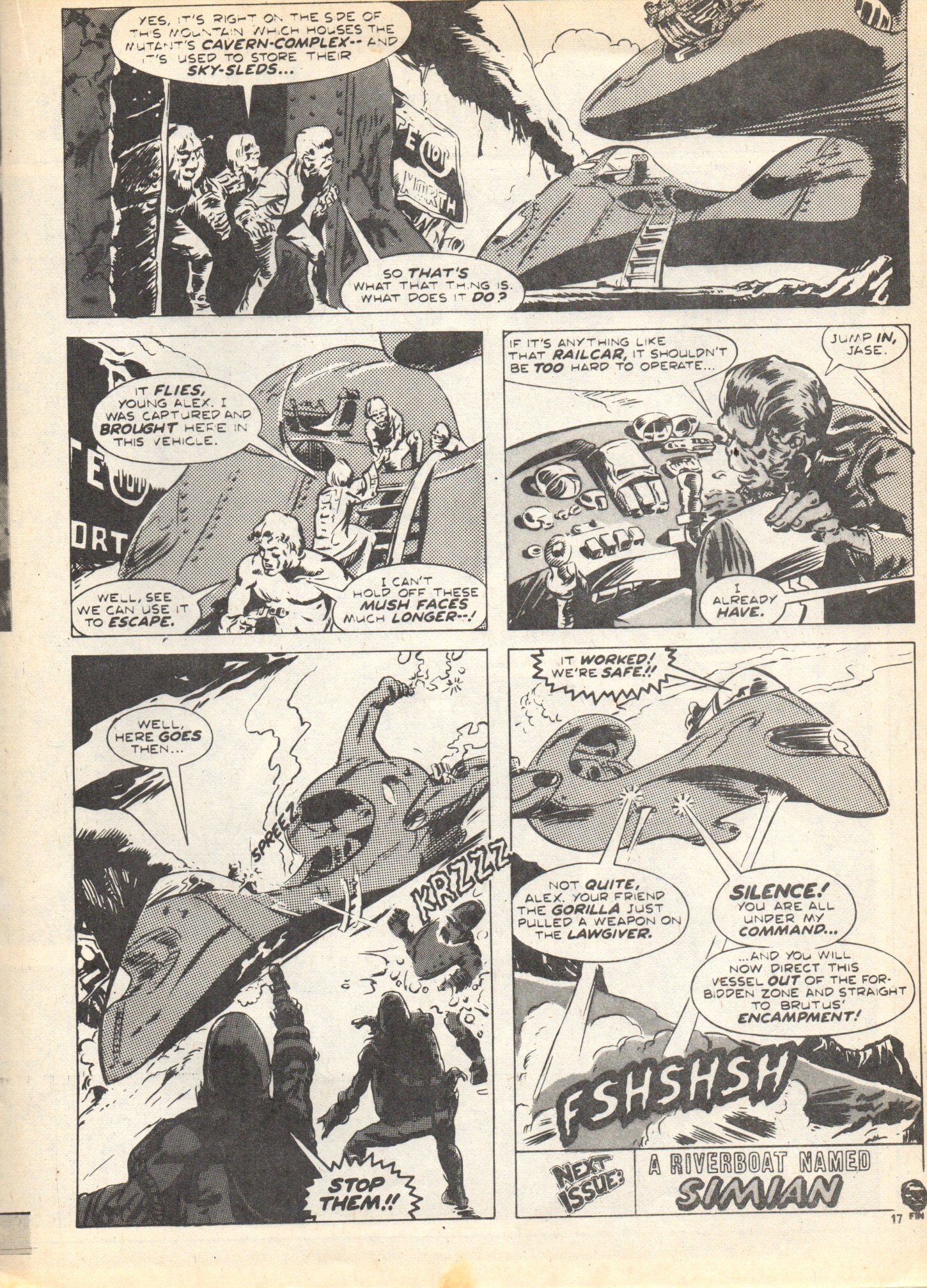 Read online Planet of the Apes (1974) comic -  Issue #17 - 17