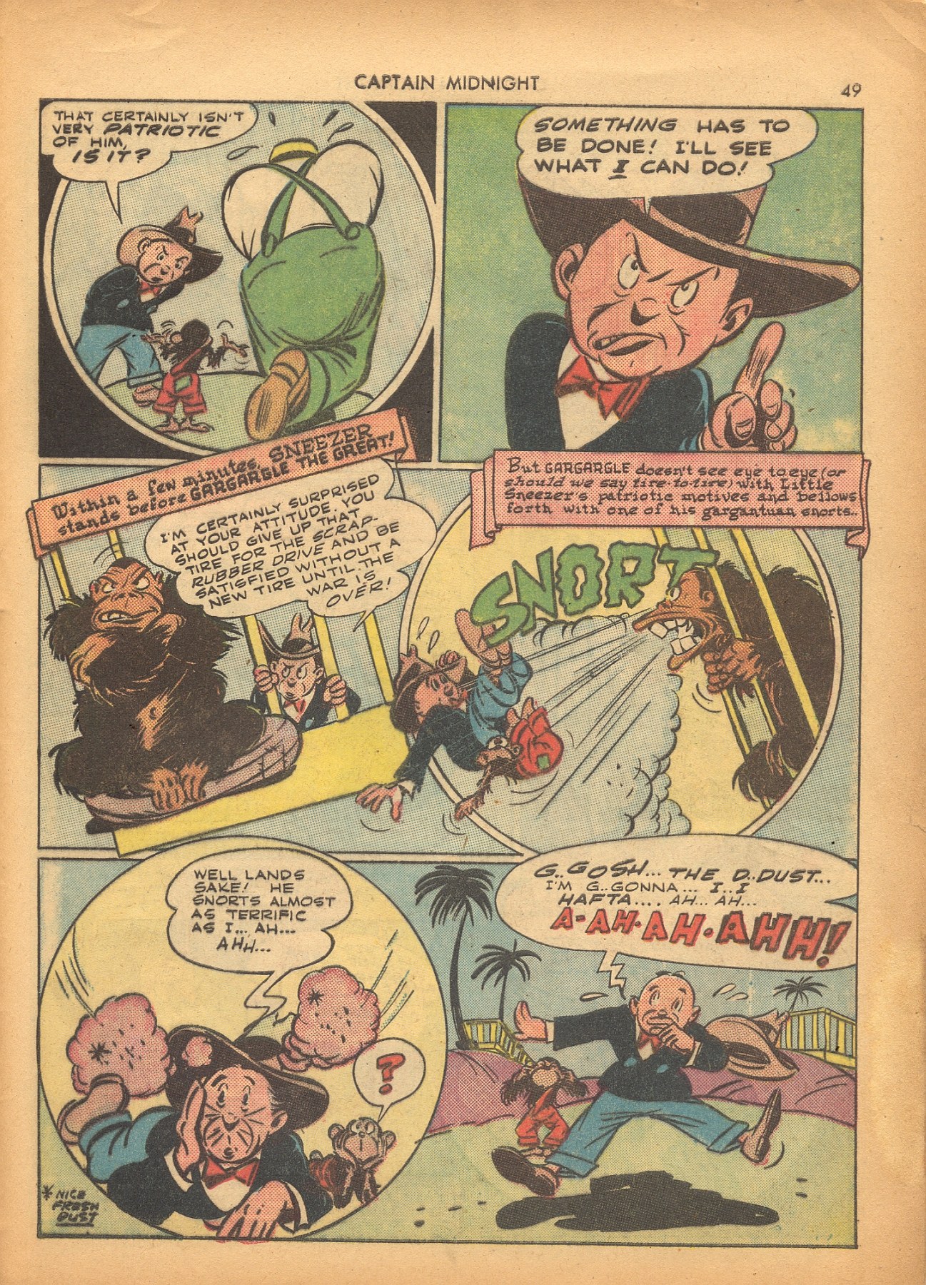 Read online Captain Midnight (1942) comic -  Issue #4 - 50