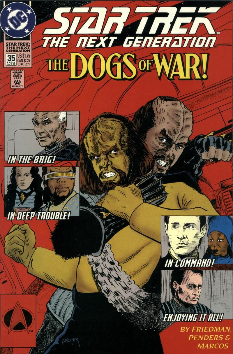 Read online Star Trek: The Next Generation (1989) comic -  Issue #35 - 1