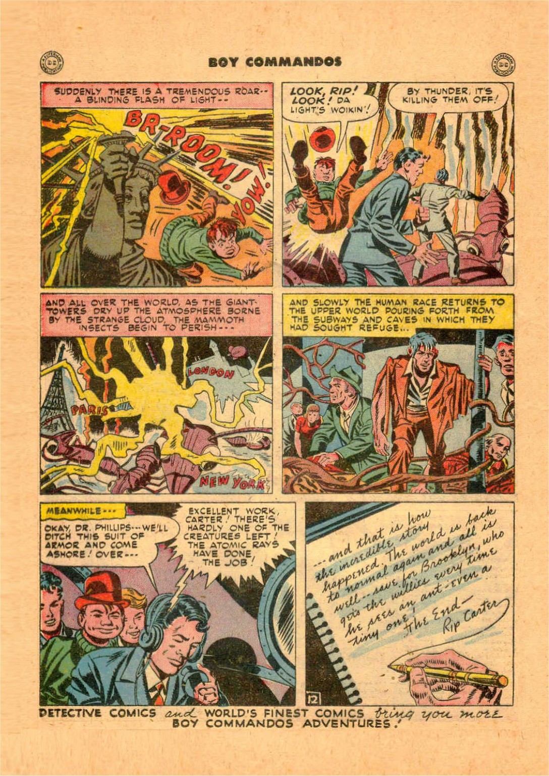 Read online Boy Commandos comic -  Issue #24 - 28