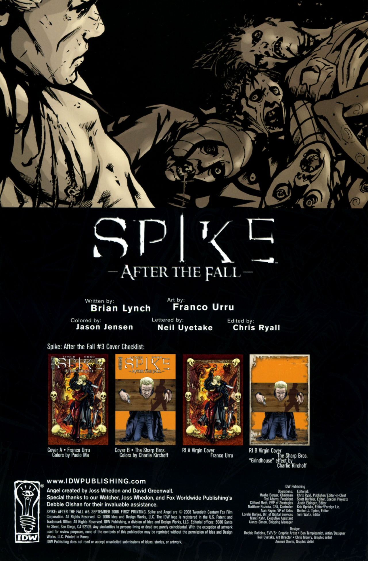Read online Spike: After the Fall comic -  Issue #3 - 3
