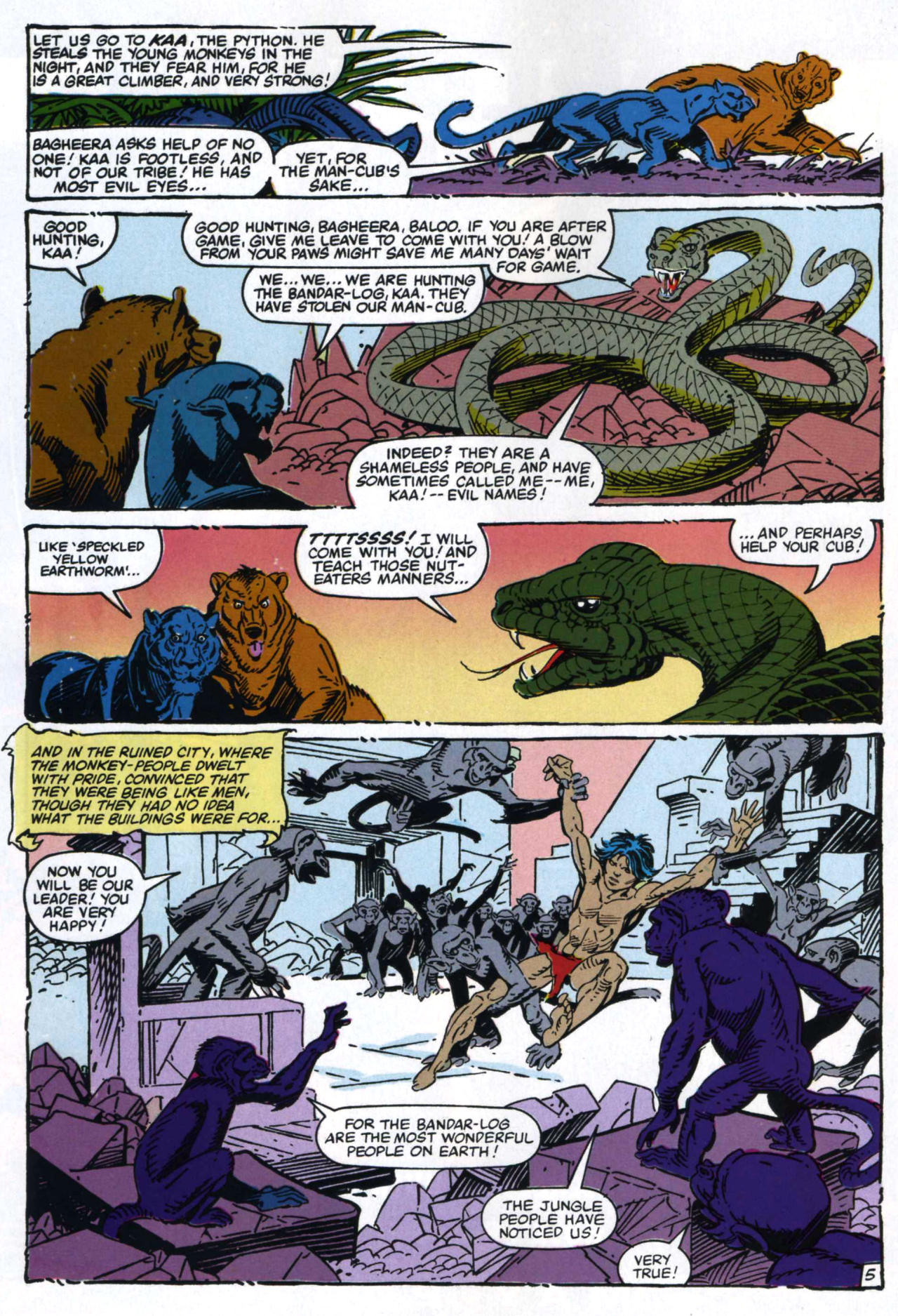 Read online Marvel Illustrated Jungle Book comic -  Issue # Full - 40