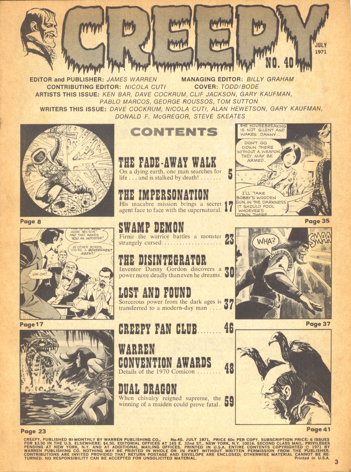 Creepy (1964) Issue #40 #40 - English 3