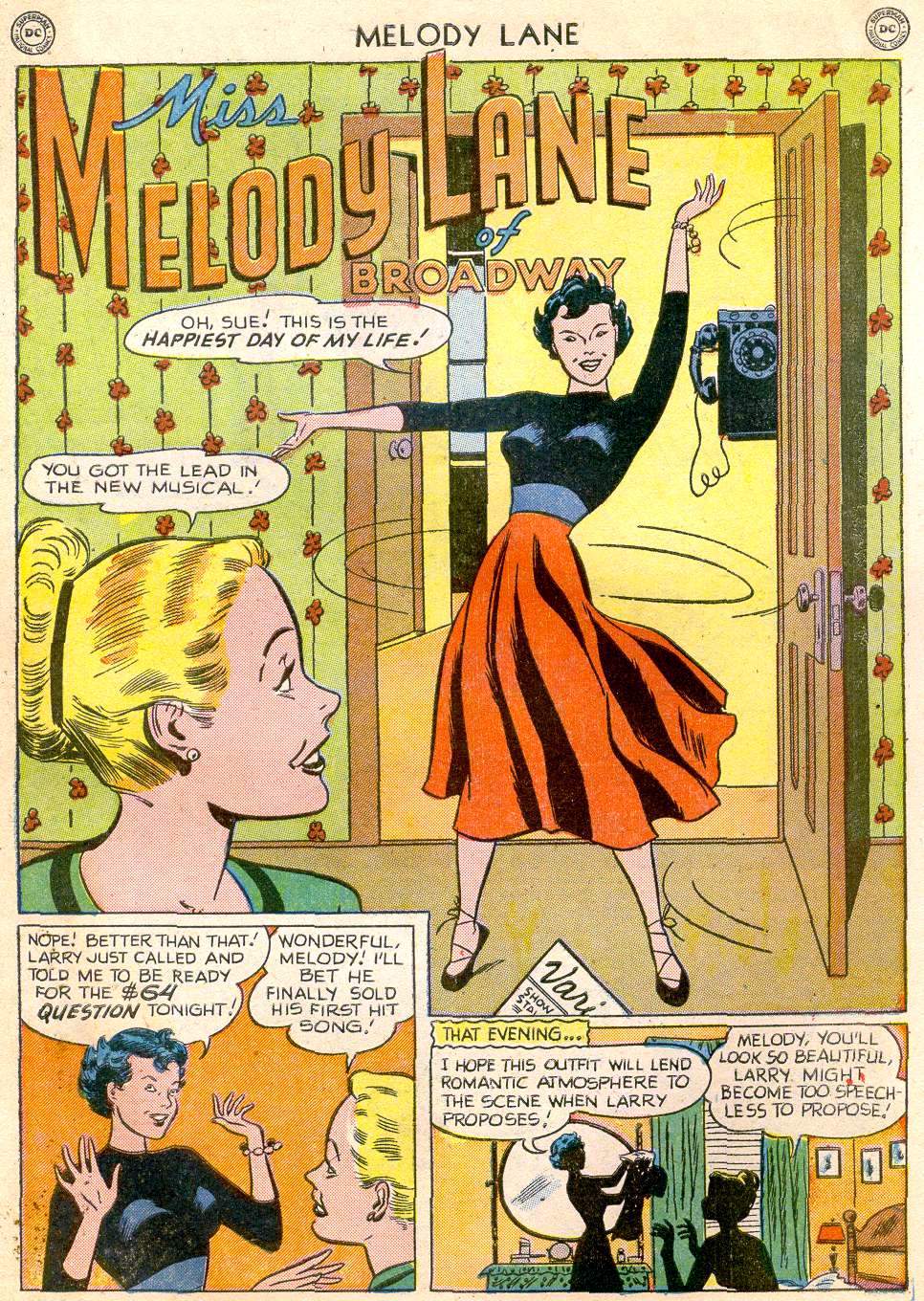 Read online Miss Melody Lane of Broadway comic -  Issue #3 - 41