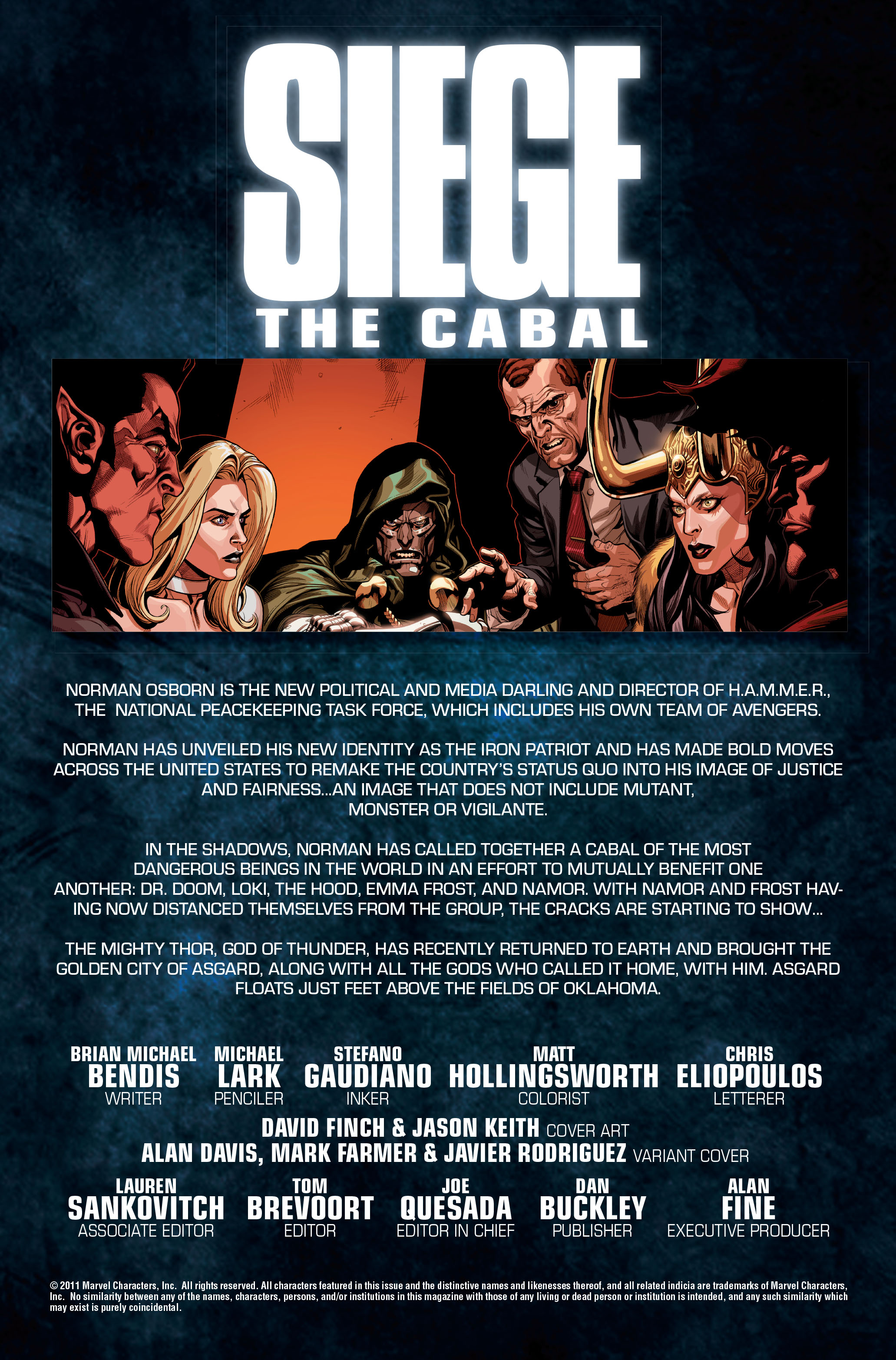 Read online Siege: The Cabal comic -  Issue # Full - 2