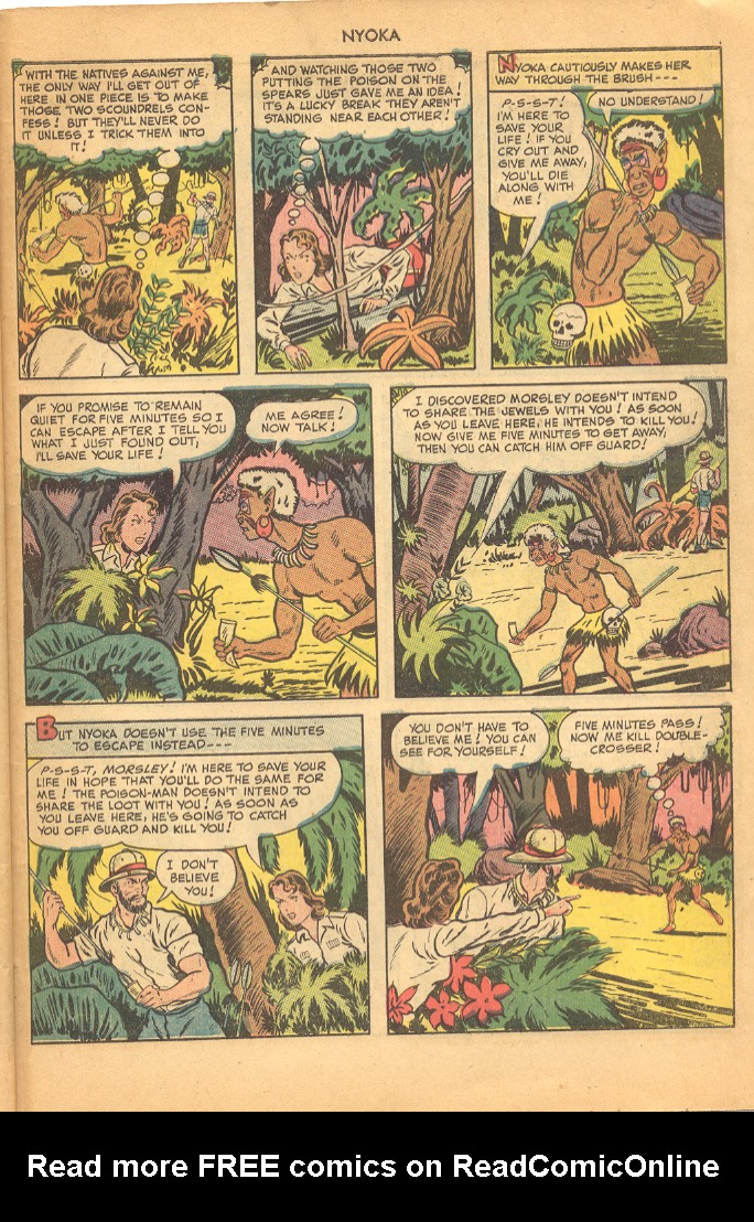 Read online Nyoka the Jungle Girl (1945) comic -  Issue #37 - 47