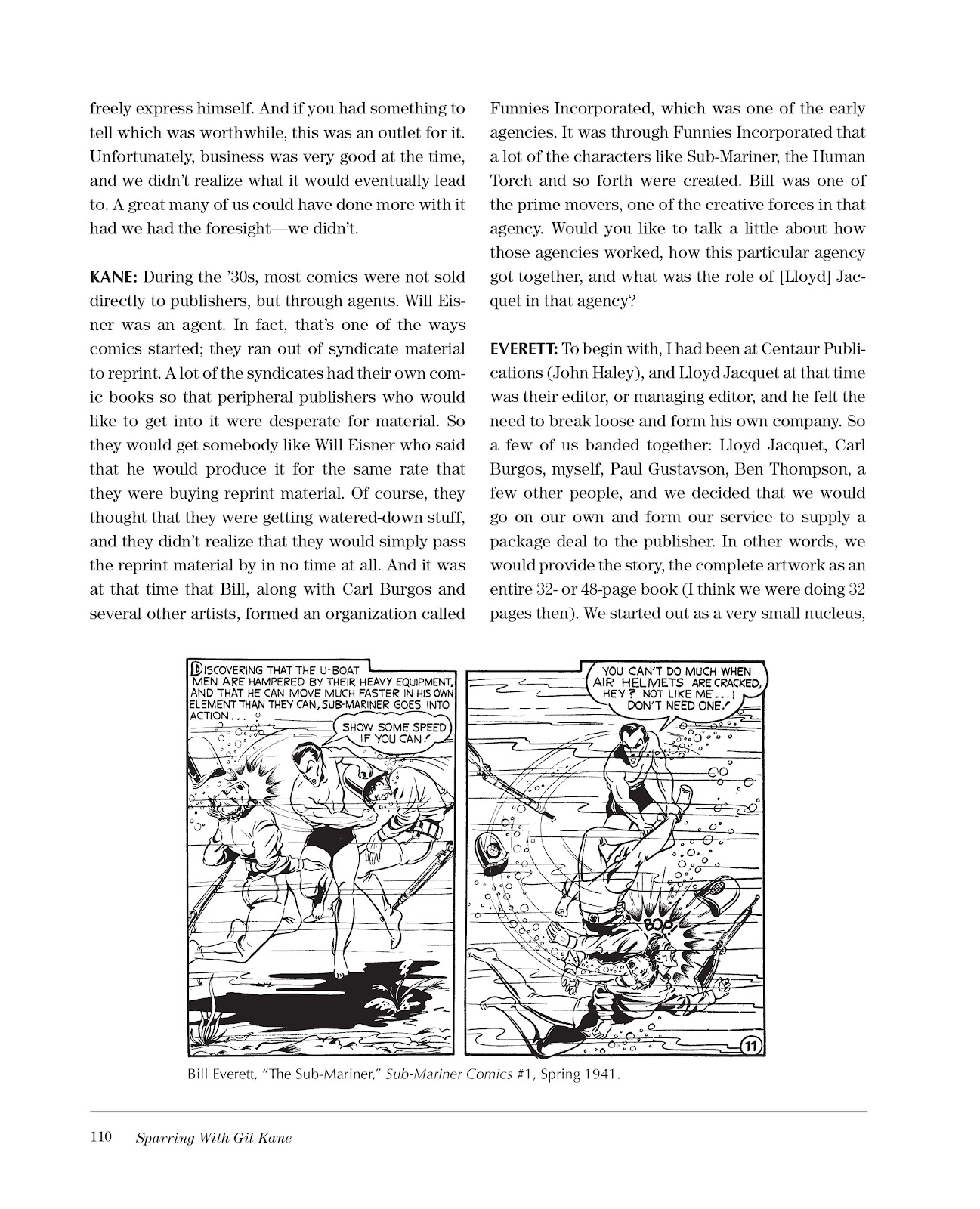 Sparring With Gil Kane: Colloquies On Comic Art and Aesthetics issue TPB (Part 2) - Page 10