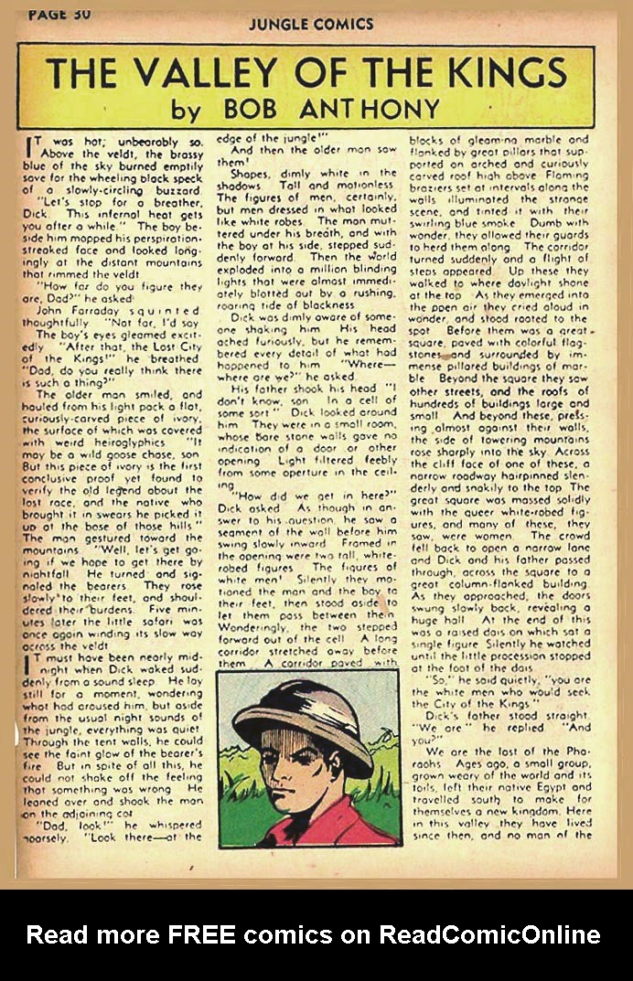 Read online Jungle Comics comic -  Issue #24 - 32