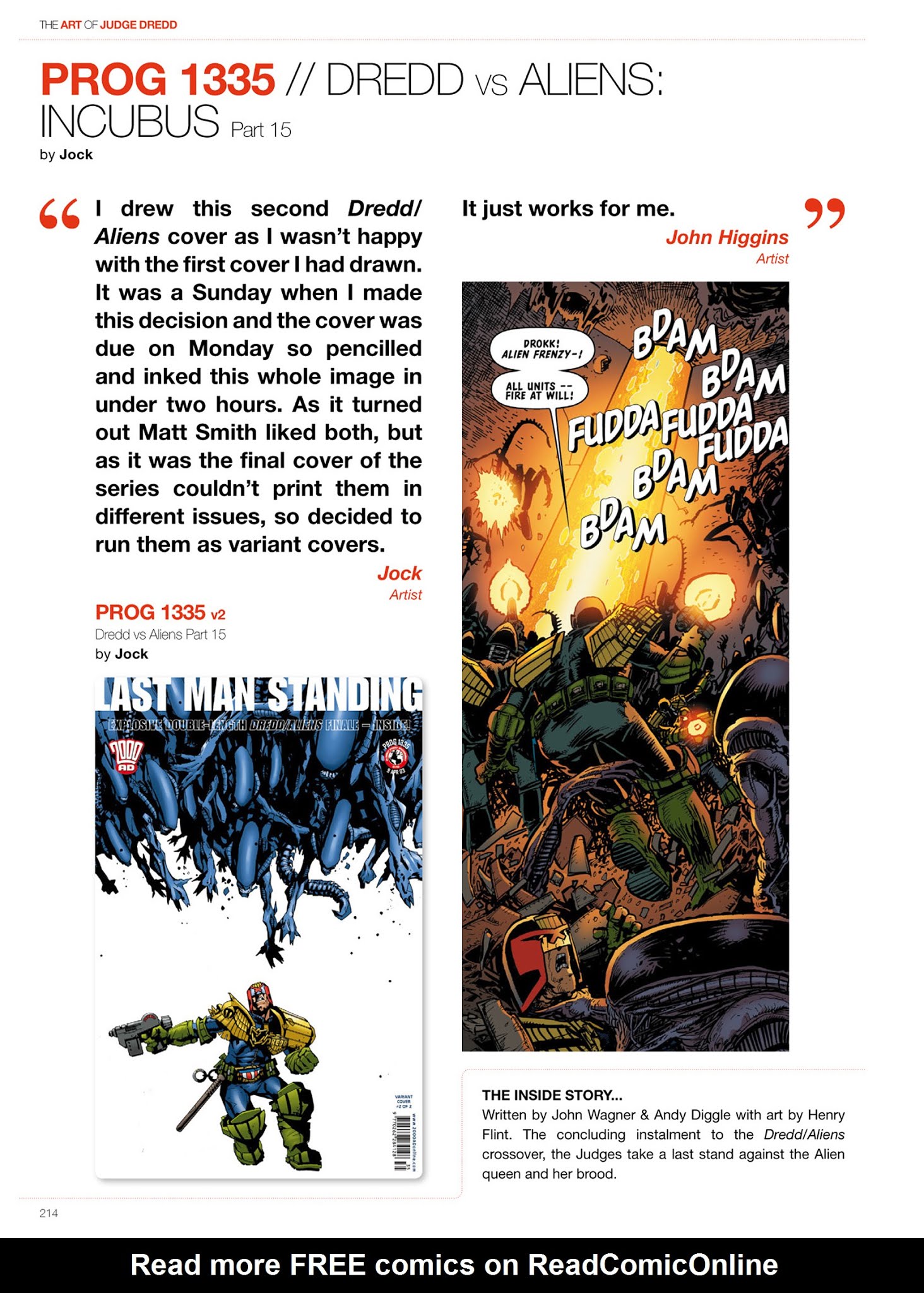 Read online The Art of Judge Dredd: Featuring 35 Years of Zarjaz Covers comic -  Issue # TPB (Part 3) - 34
