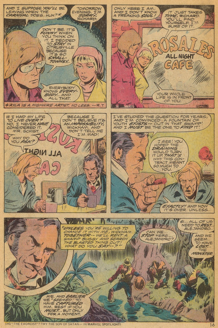 Read online Man-Thing (1974) comic -  Issue #7 - 11