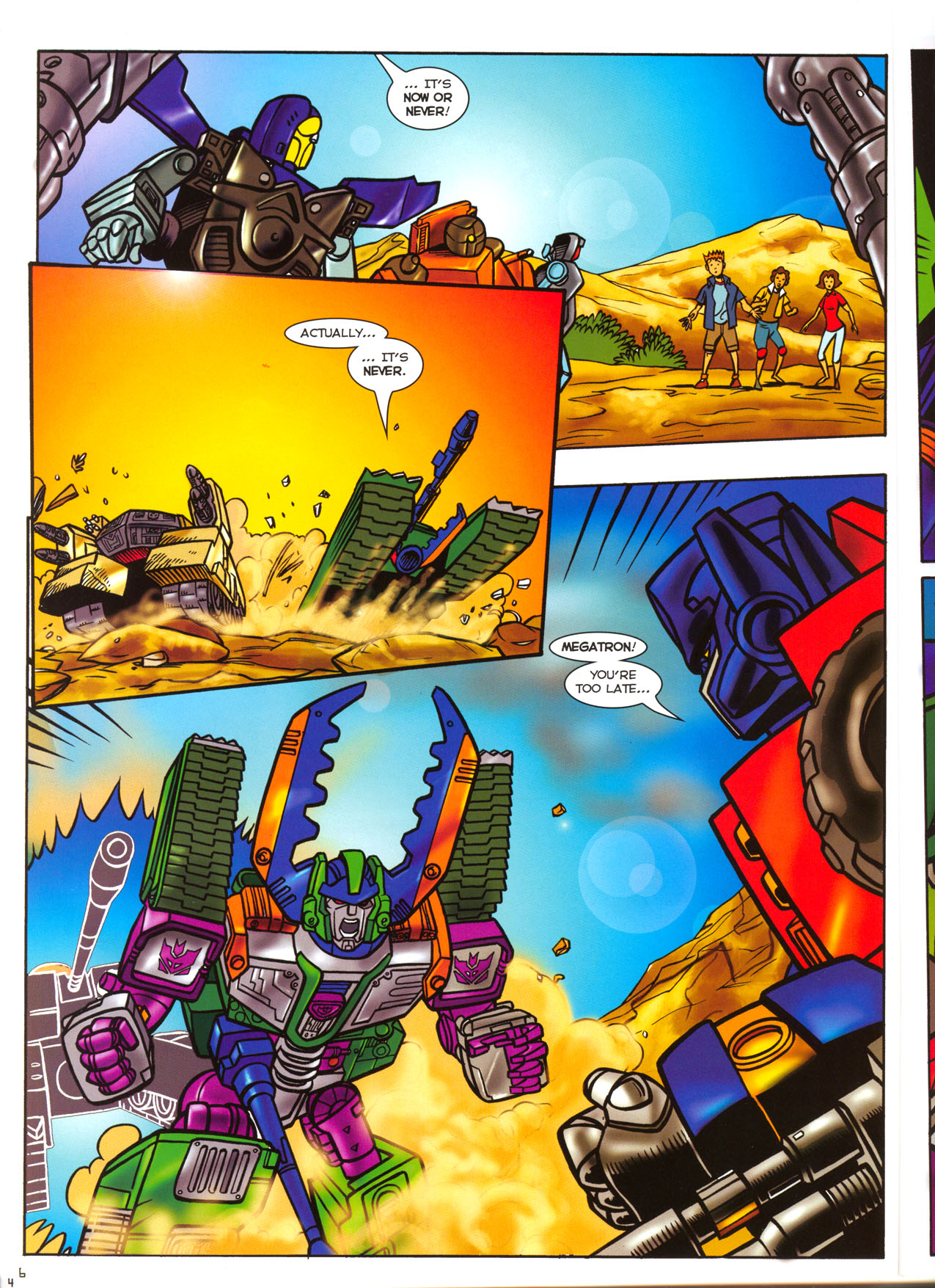 Read online Transformers: Armada (2003) comic -  Issue #4 - 5