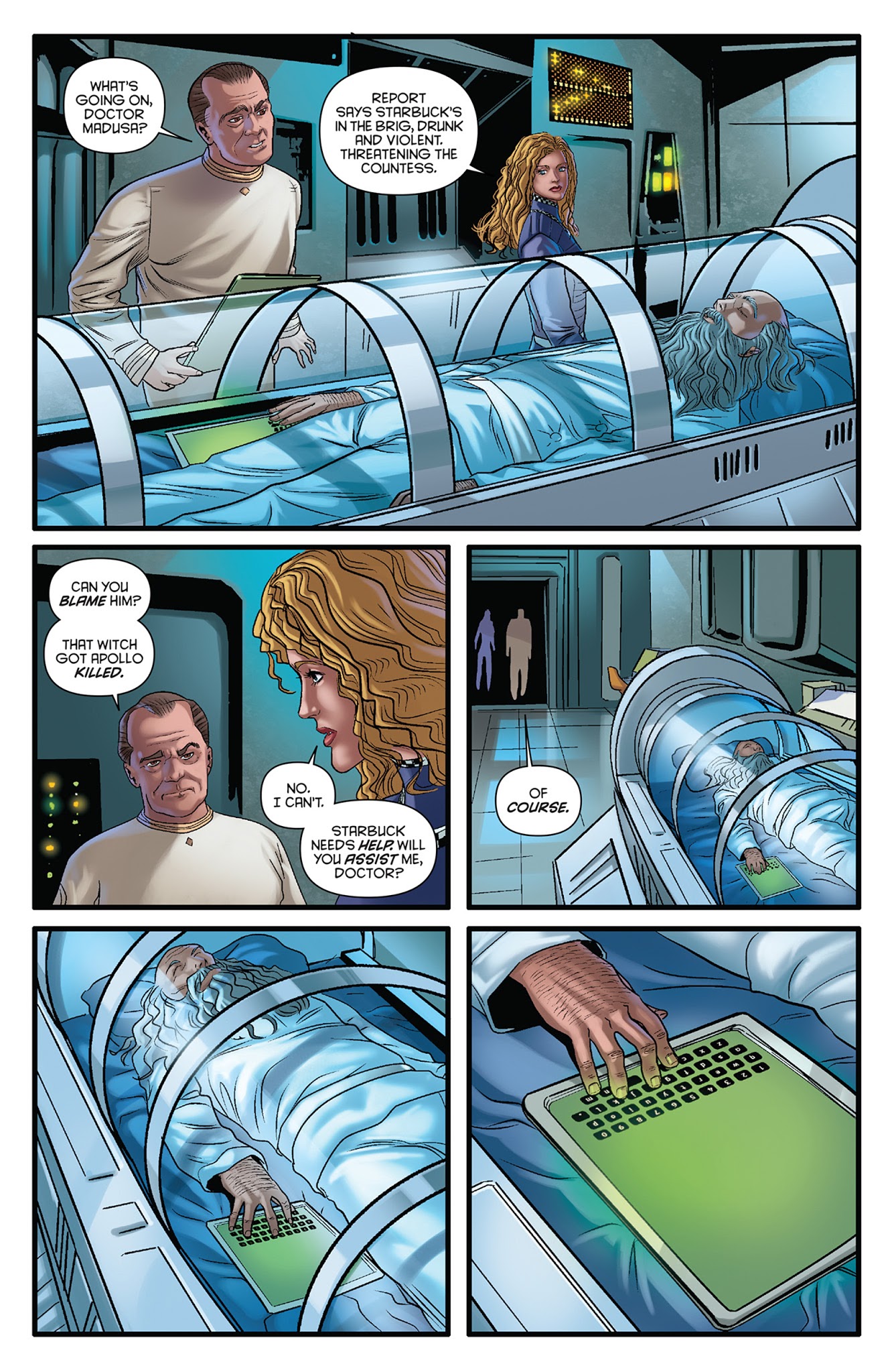 Read online Classic Battlestar Galactica: The Death of Apollo comic -  Issue #2 - 23