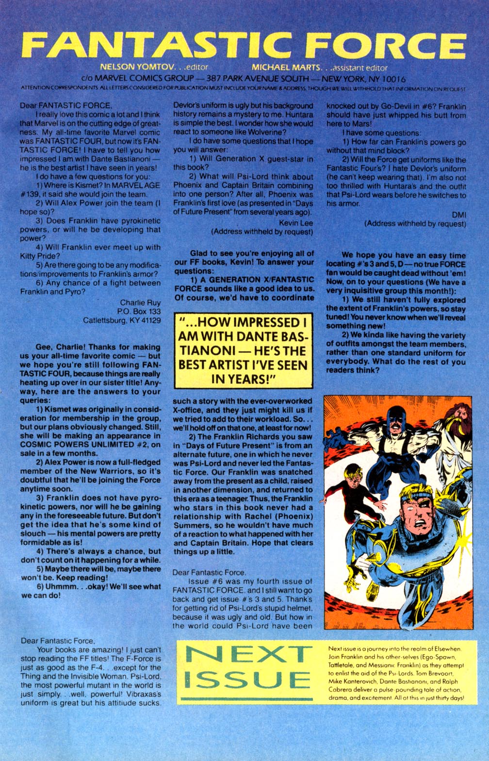 Read online Fantastic Force (1994) comic -  Issue #10 - 24