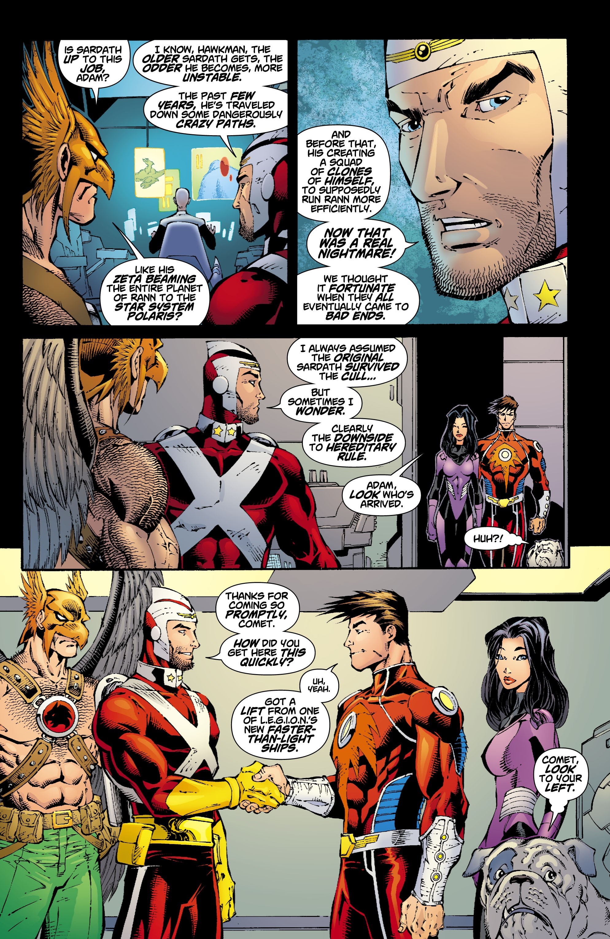 Read online Rann/Thanagar Holy War comic -  Issue #3 - 4