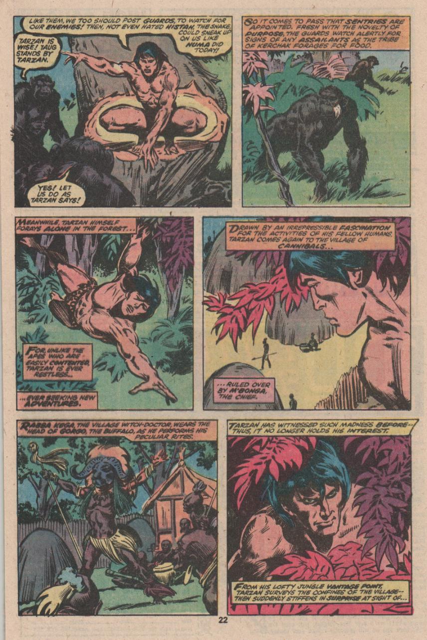 Read online Tarzan (1977) comic -  Issue #12 - 13