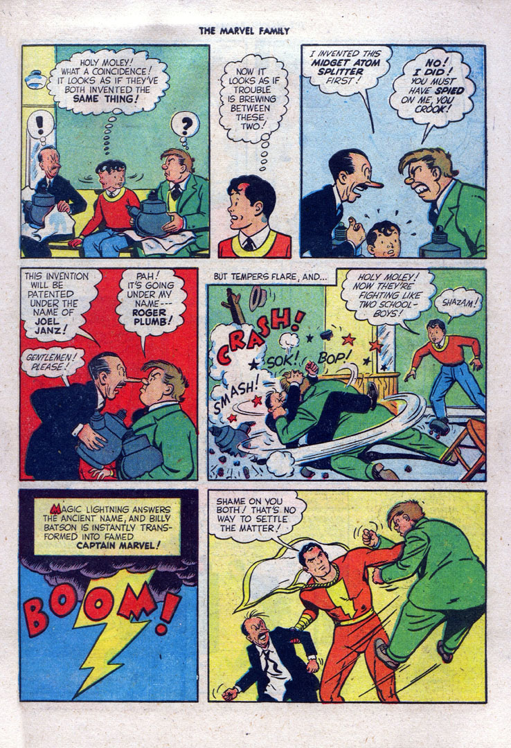 Read online The Marvel Family comic -  Issue #34 - 41