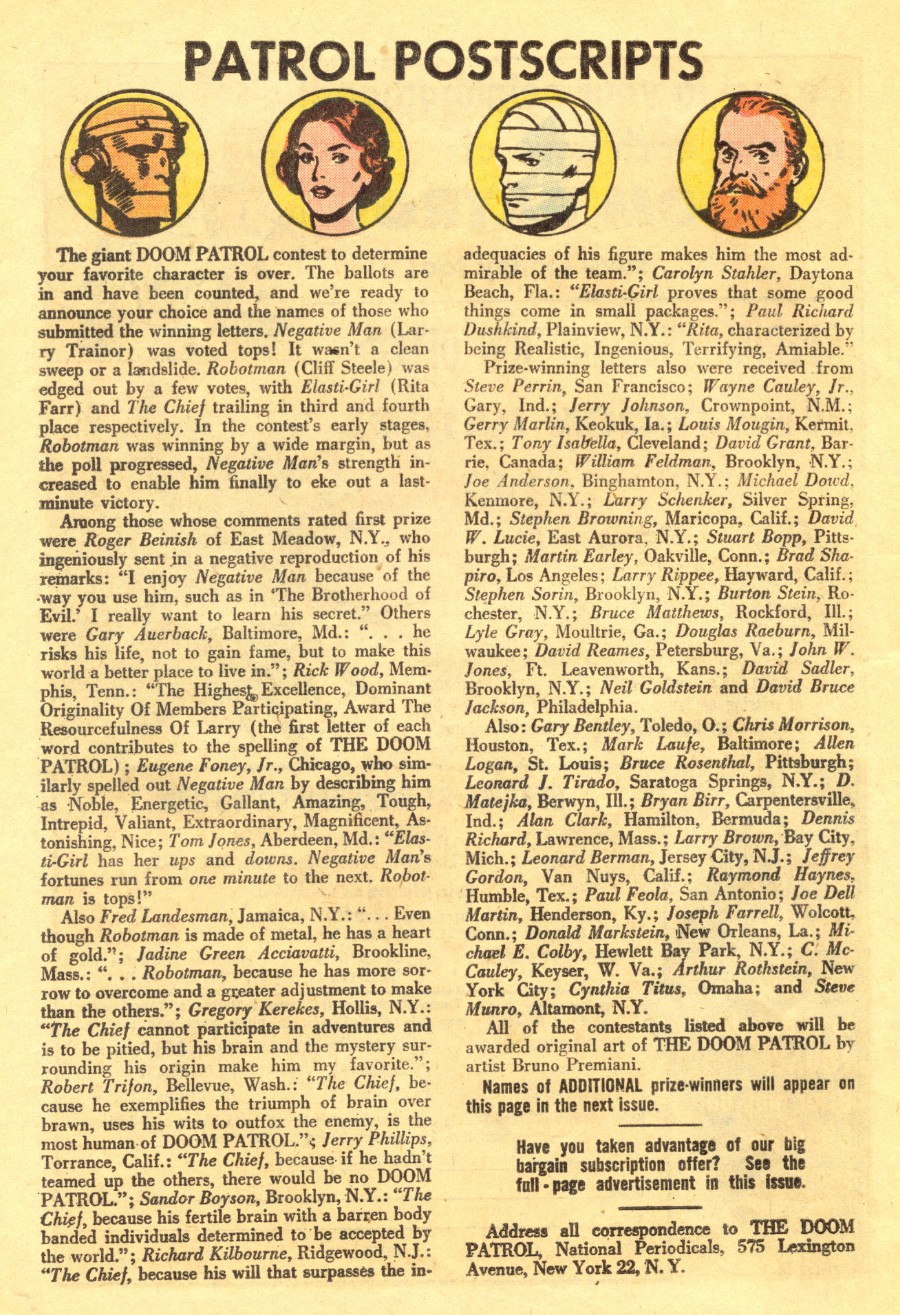 Read online Doom Patrol (1964) comic -  Issue #89 - 24