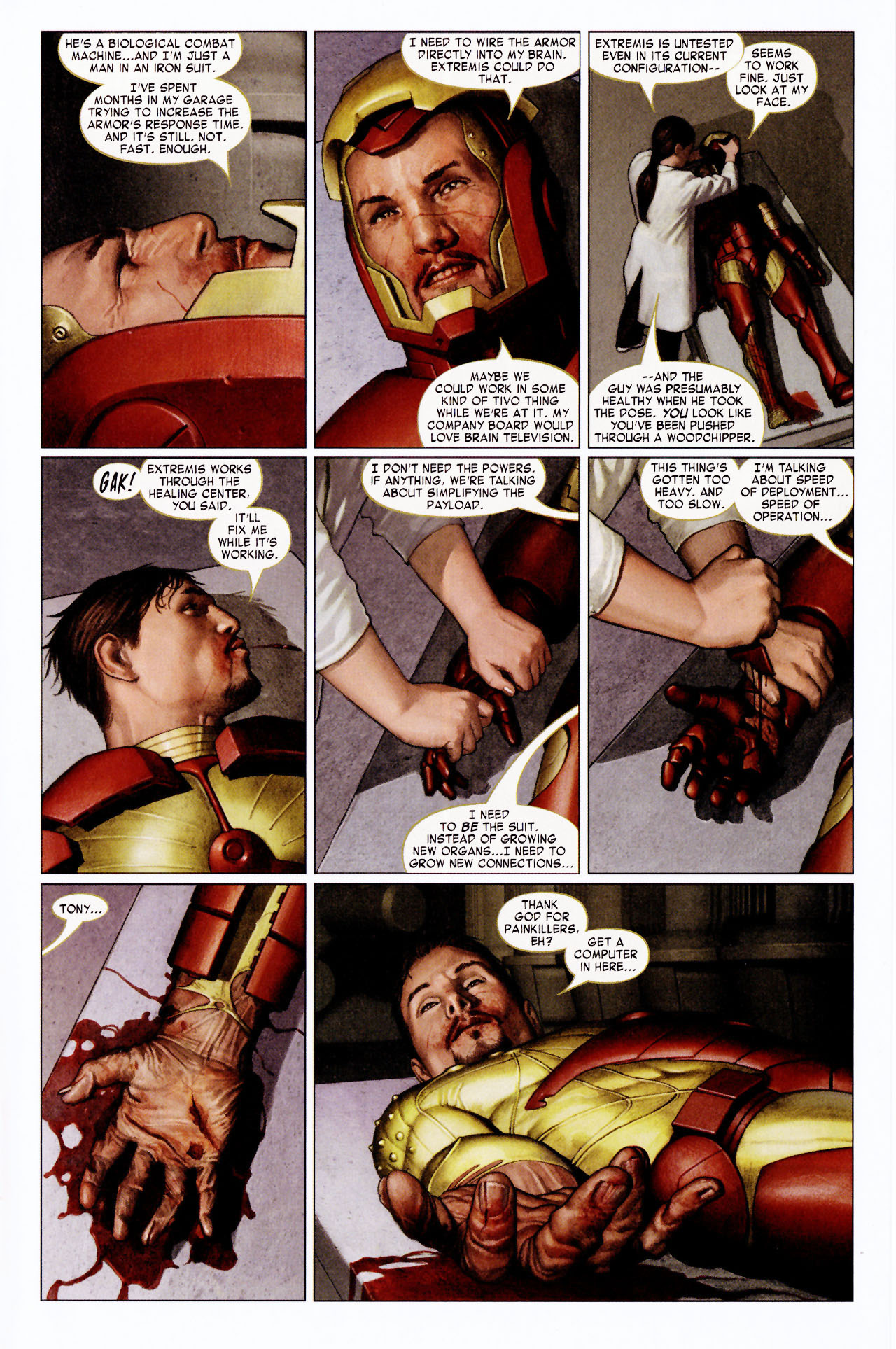 Read online Iron Man: Extremis Director's Cut comic -  Issue #4 - 13