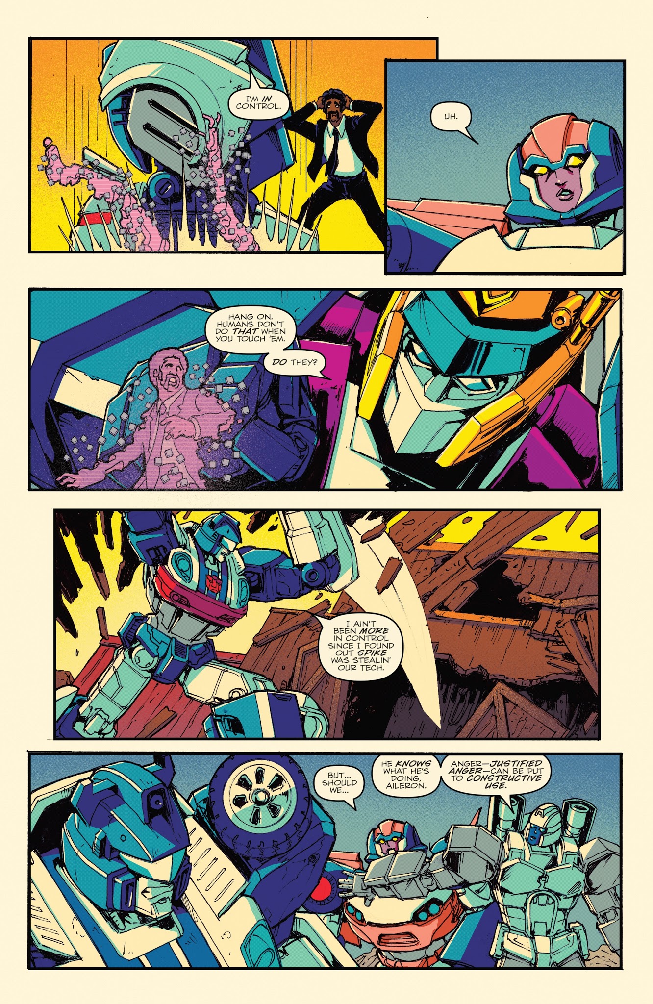 Read online Optimus Prime comic -  Issue #12 - 16