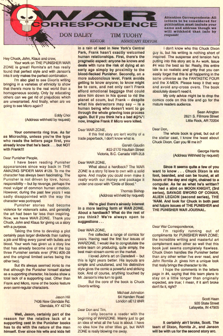 Read online The Punisher War Zone comic -  Issue #7 - 23