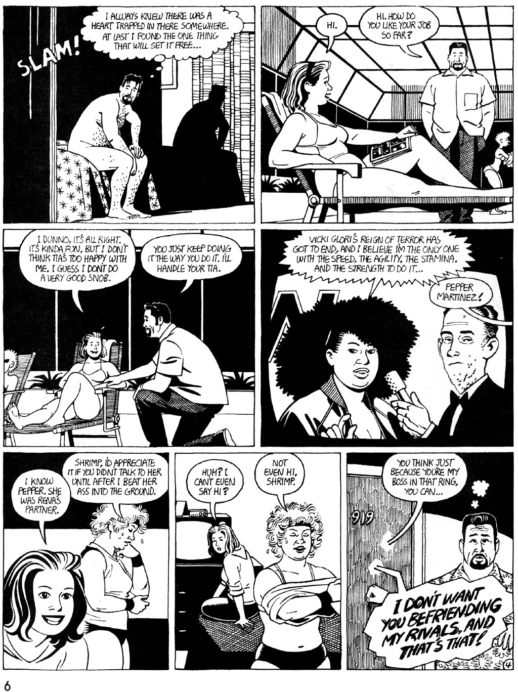 Read online Love and Rockets (1982) comic -  Issue #27 - 8